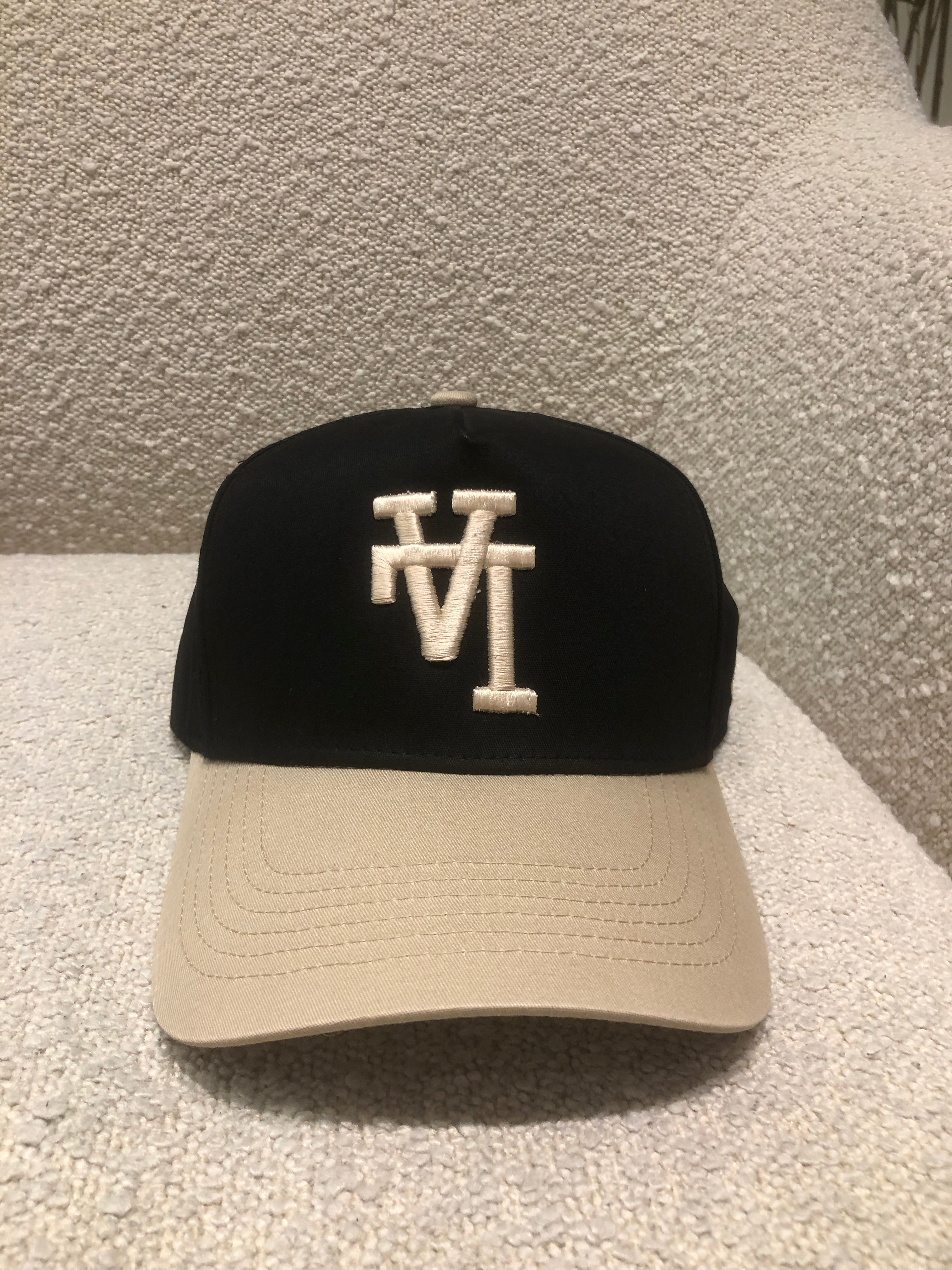Vibn Studios x Two-Tone Upsidedown LA Hat - Black/Cream