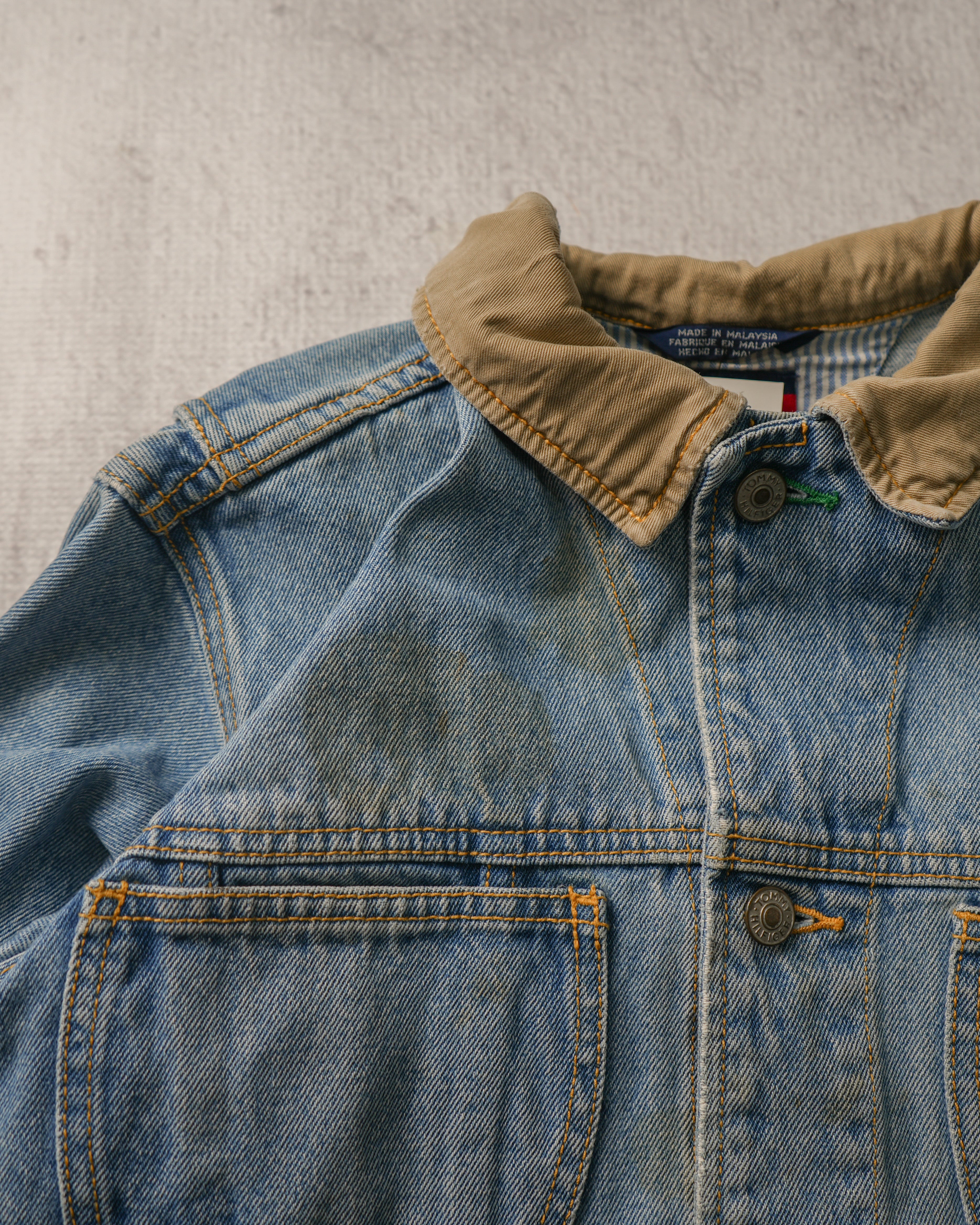 90s Tommy Hilfiger Denim Jacket - Women's Large