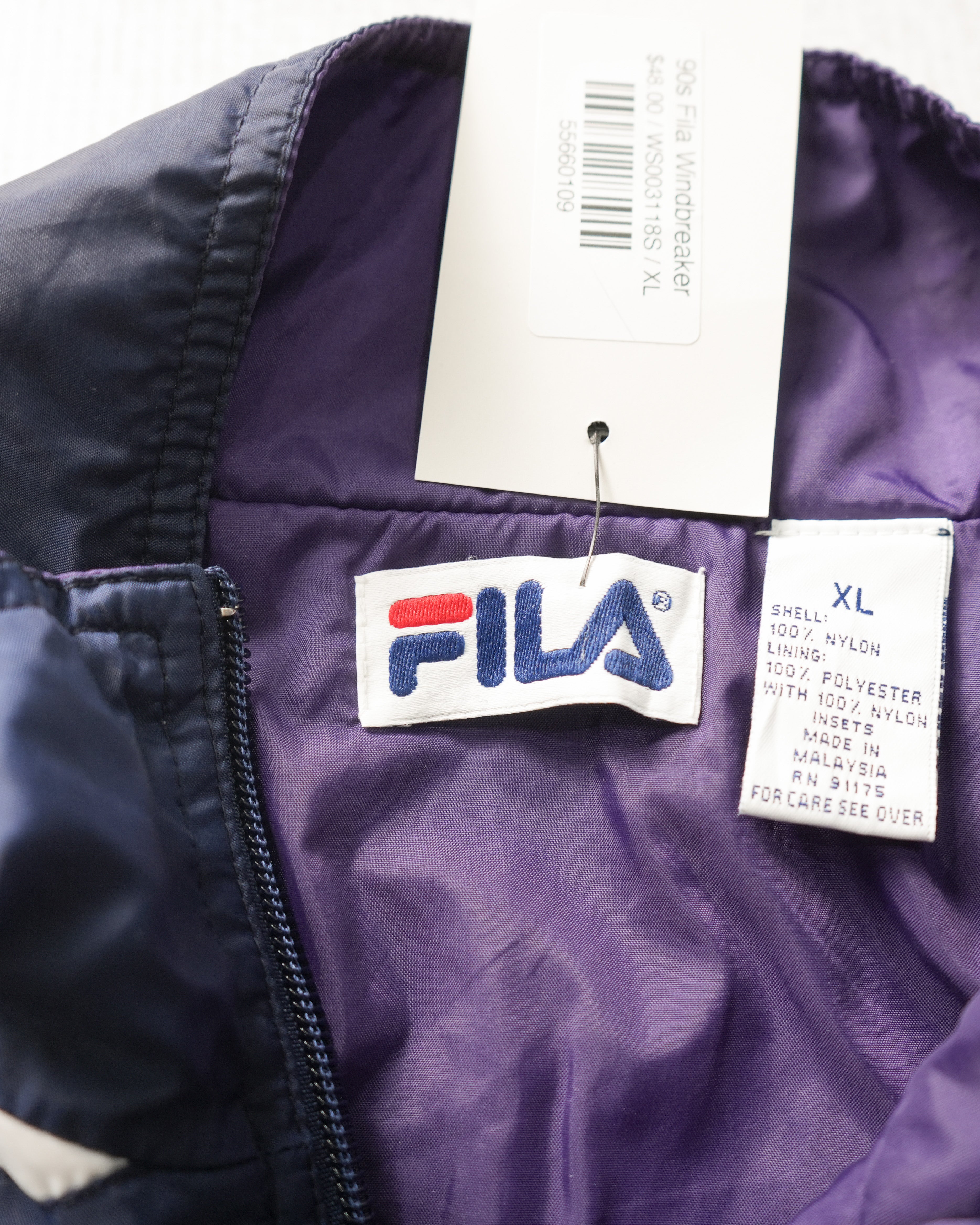 90s Fila Windbreaker - Women's XL