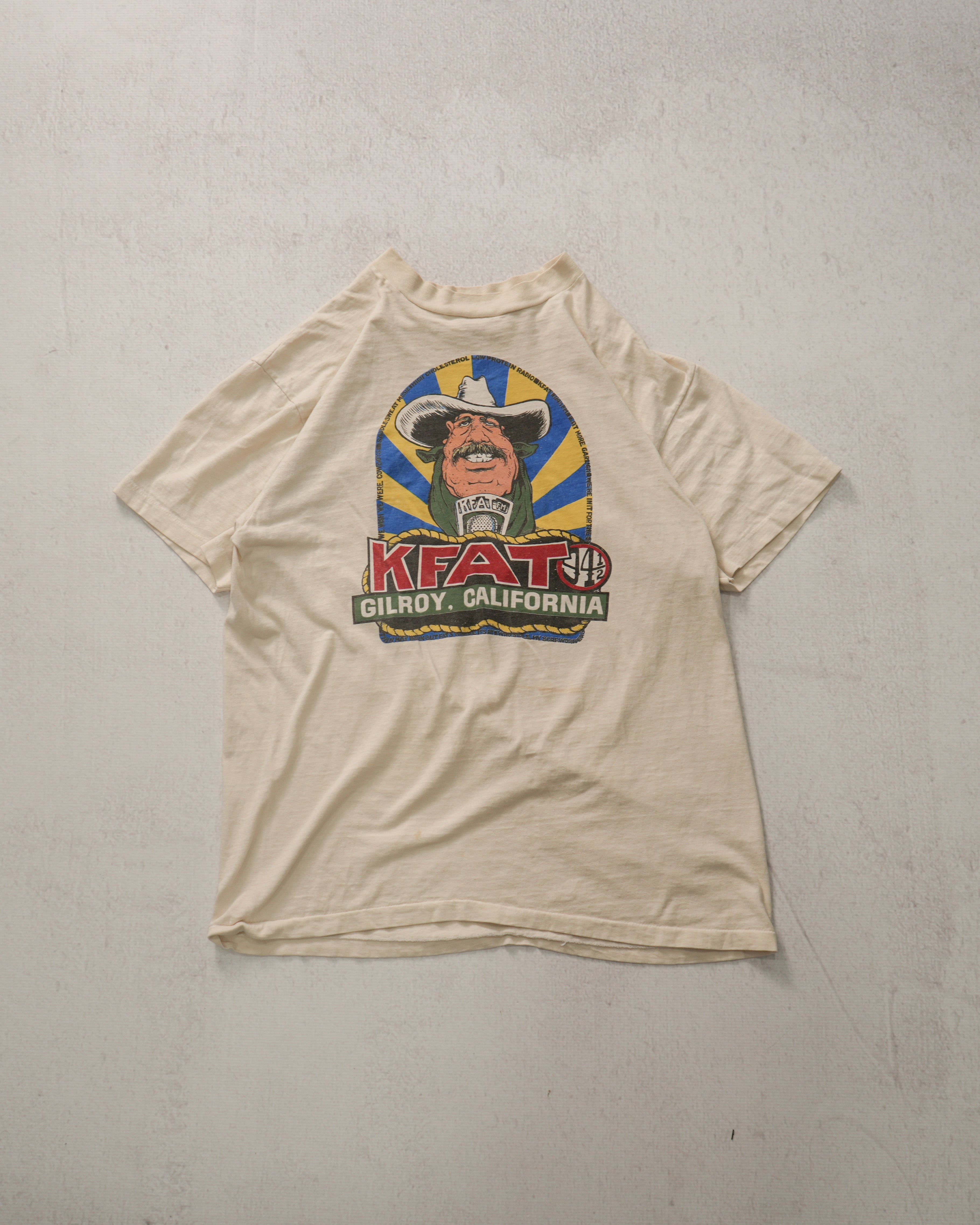 90s KFAT 94 1/2 Gilroy, California T-Shirt - Men's Large