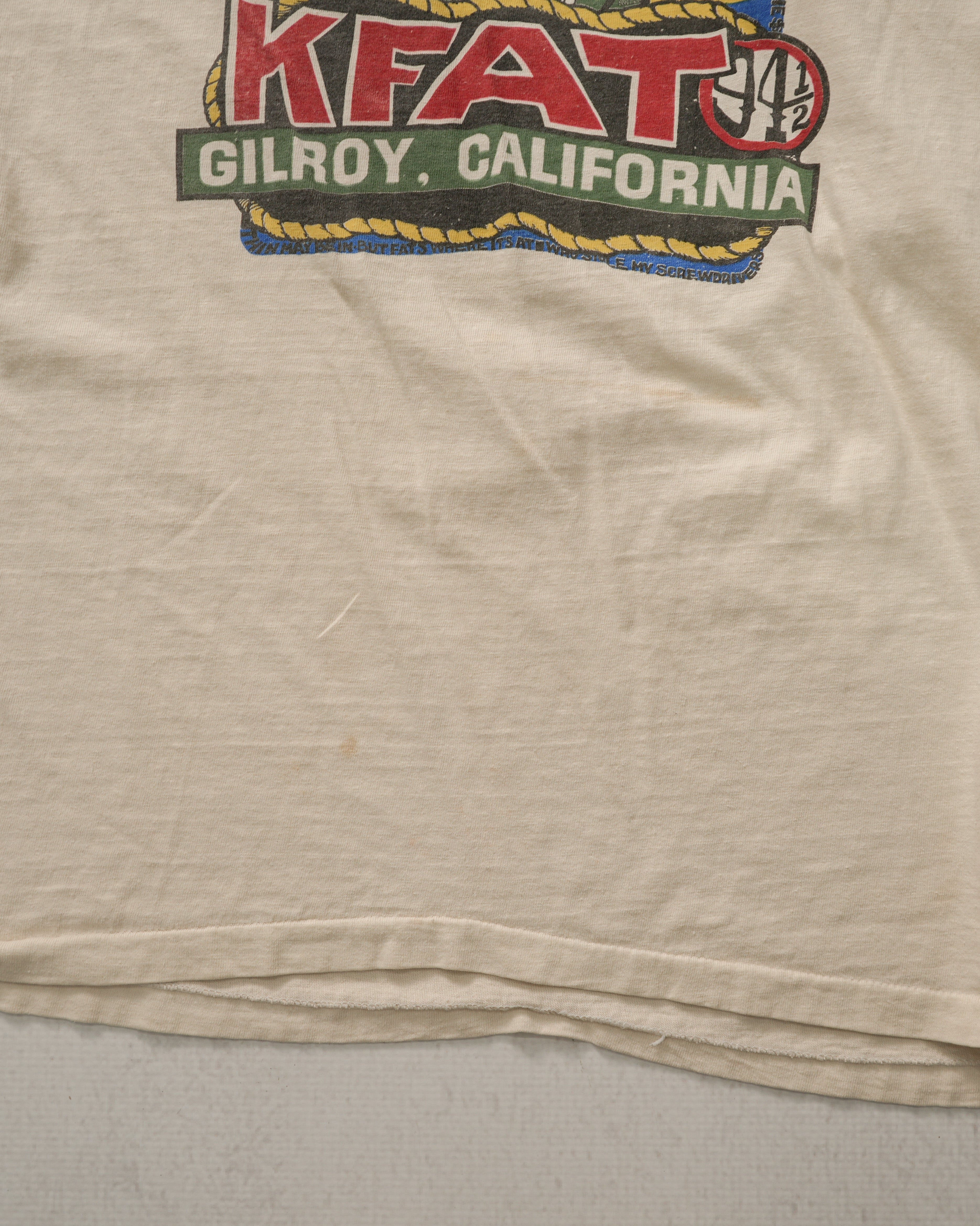90s KFAT 94 1/2 Gilroy, California T-Shirt - Men's Large