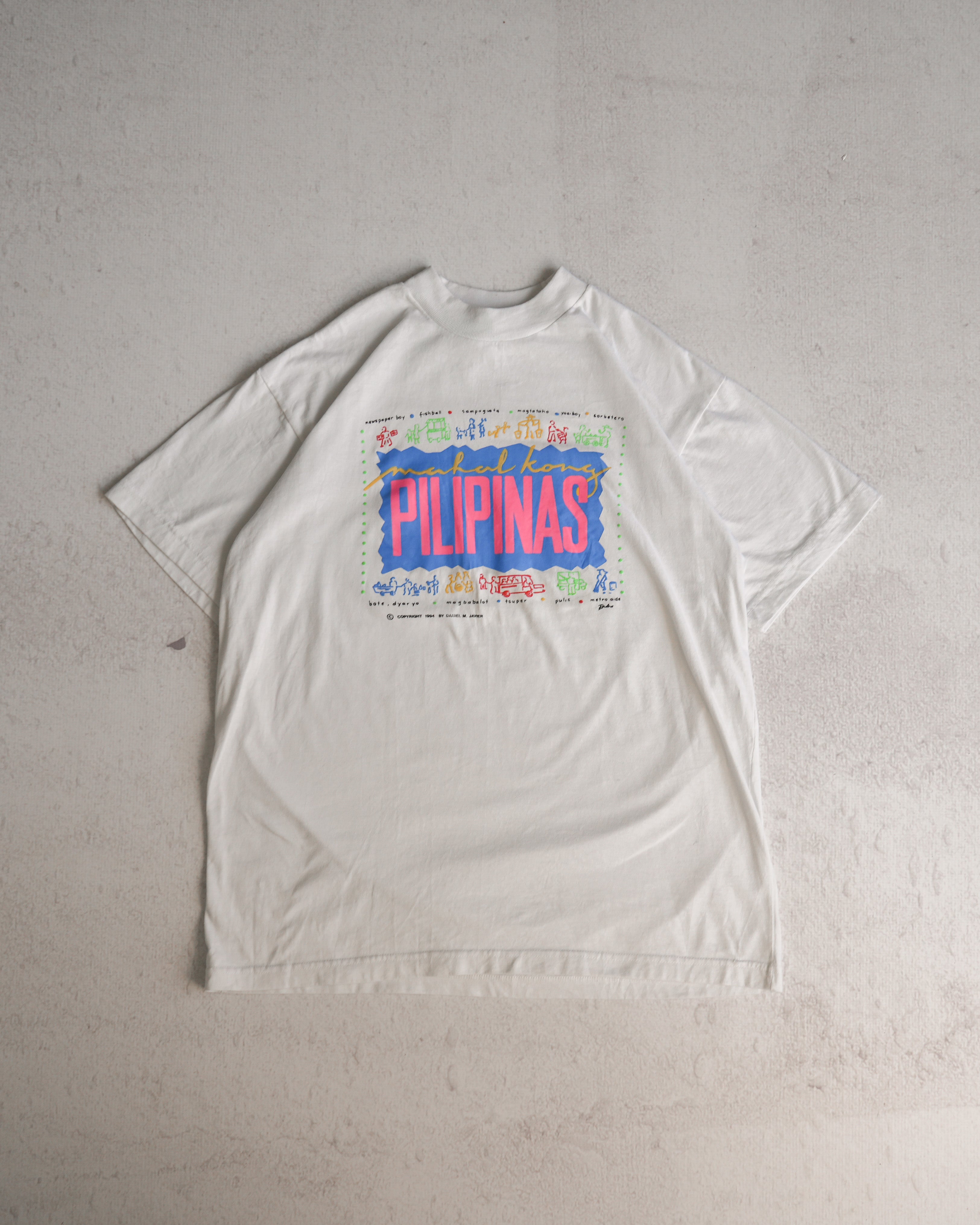 90s Daniel M. Javier Pilipinas T-Shirt - Men's XL