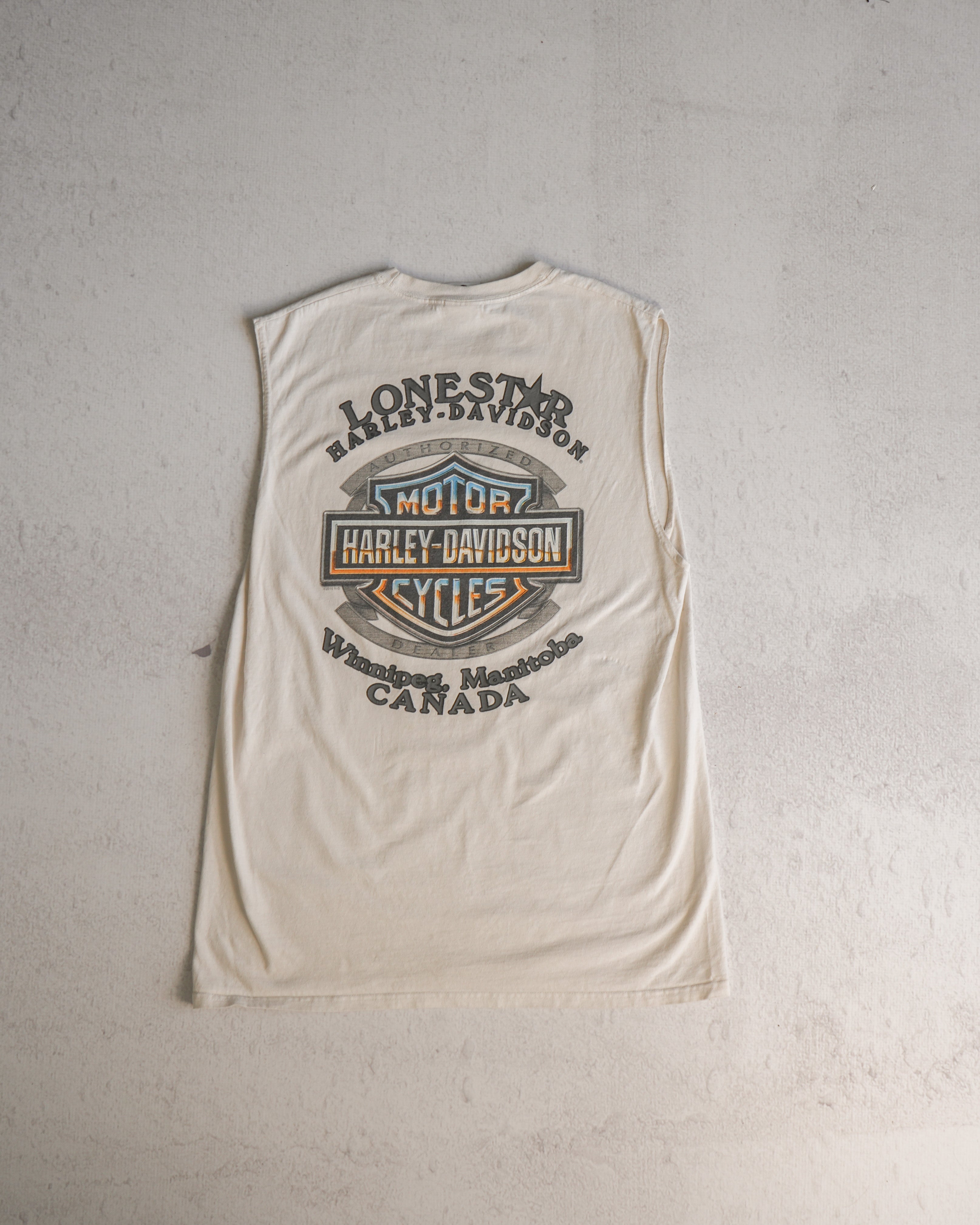 90s Harley Davidson Tank Top - Men's Large