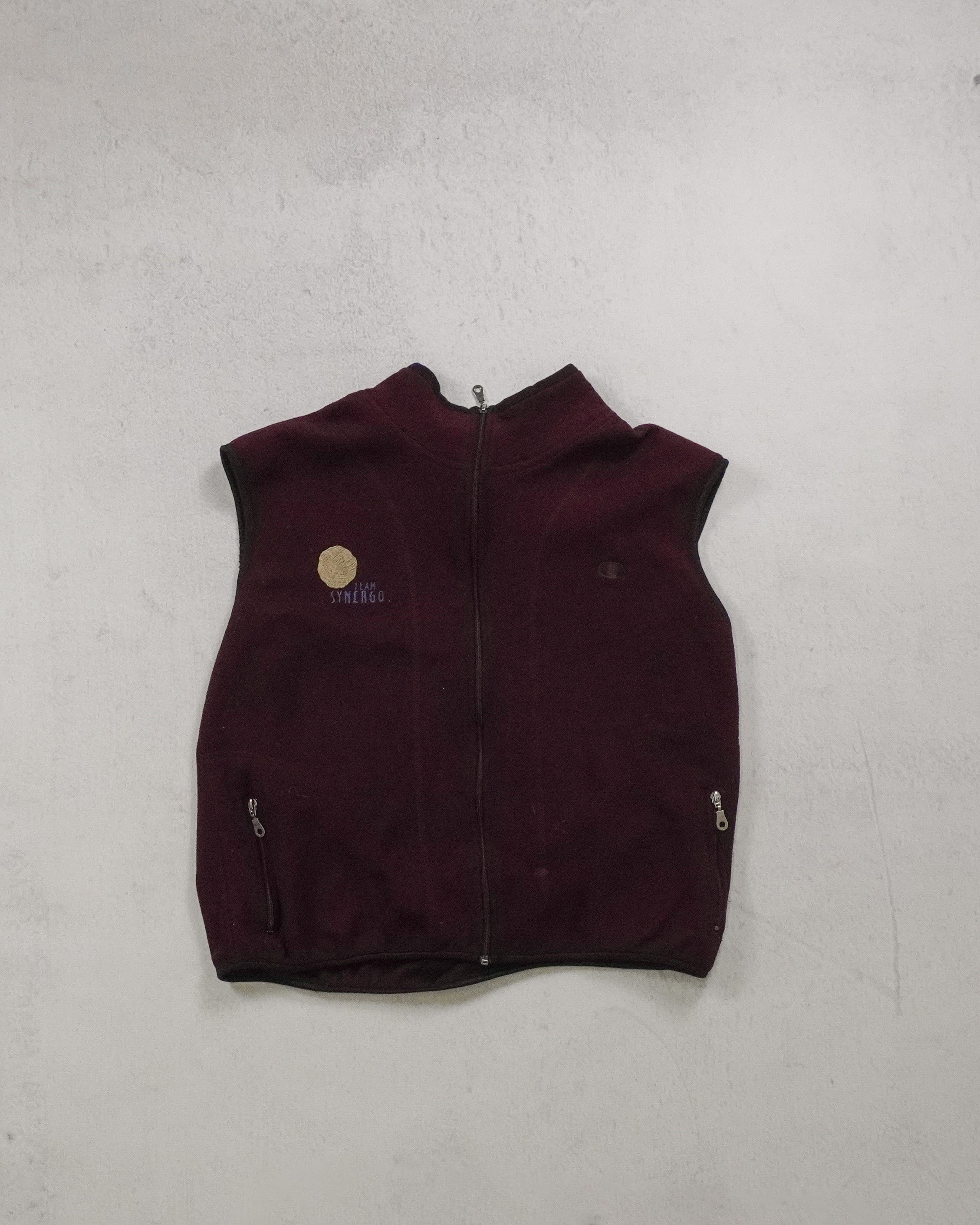 90s Champion Fleece Vest - Men's XL
