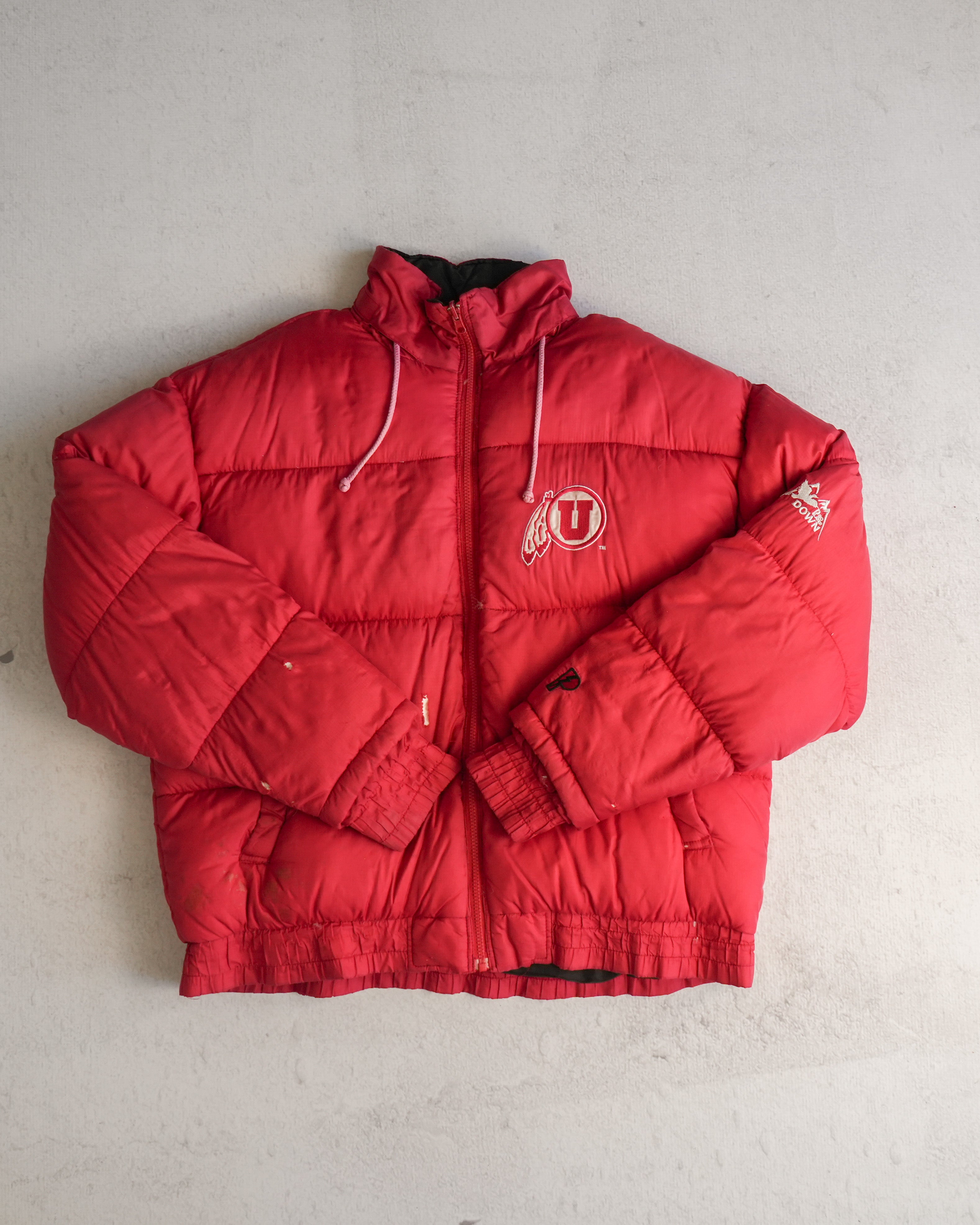 90s Utah Utes NCAA Insulated Jacket - Men's 2XL