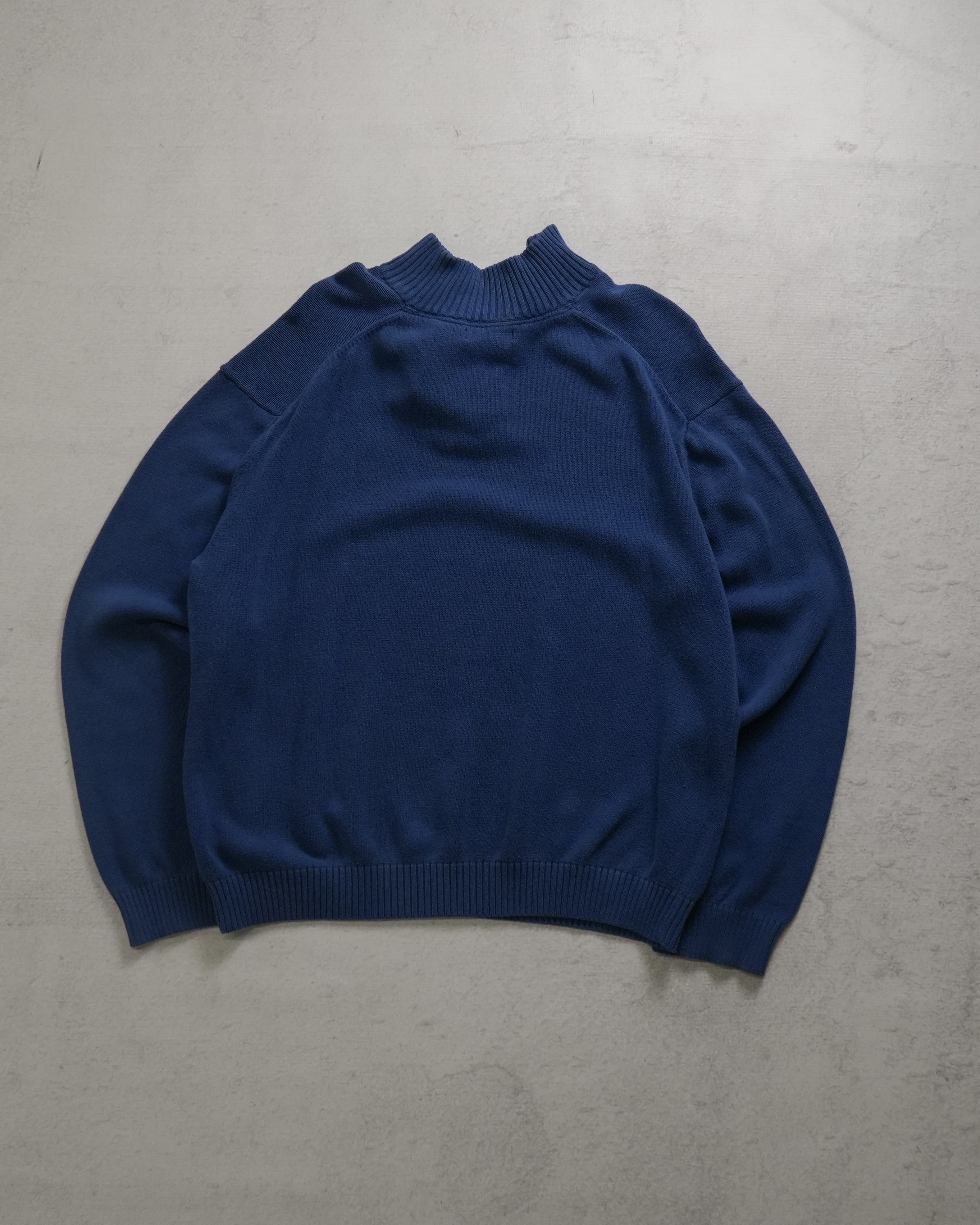 90s Nautica 1/4 Zip Sweater - Men's 2XL