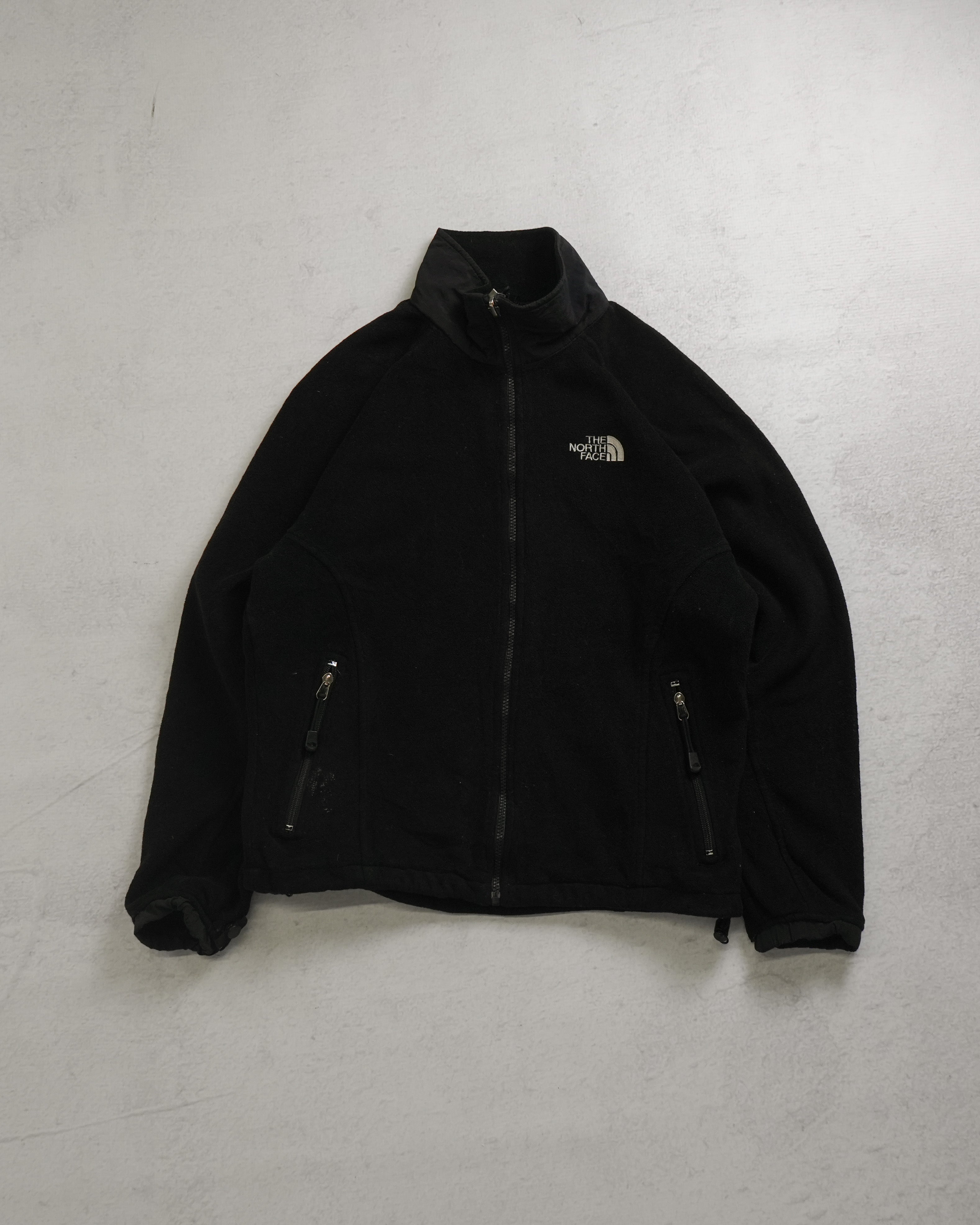90s The North Face Zip-Up Fleece Sweatshirt - Women's Medium