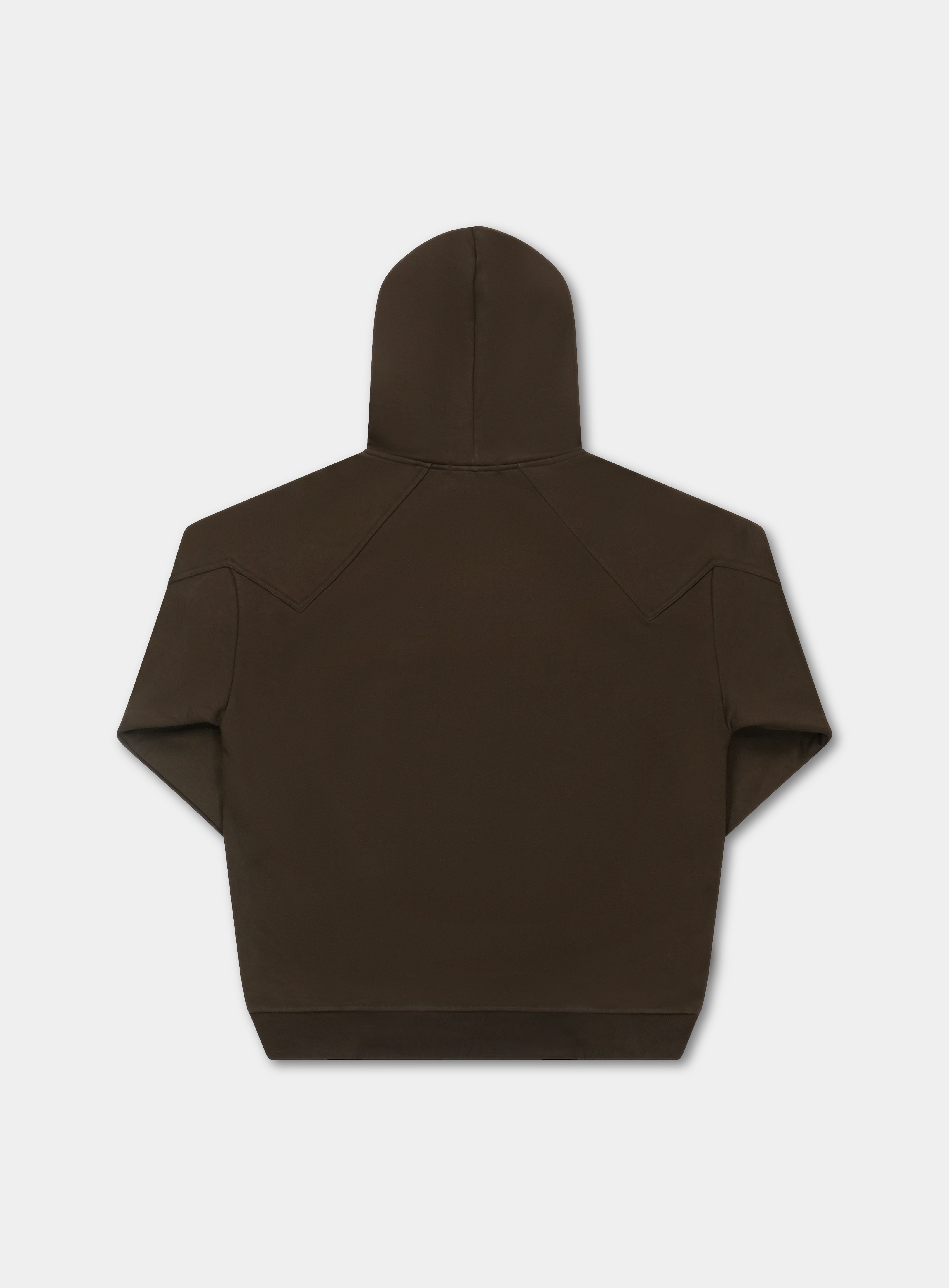 Heavyweight Tonal Hoodie — Chocolate