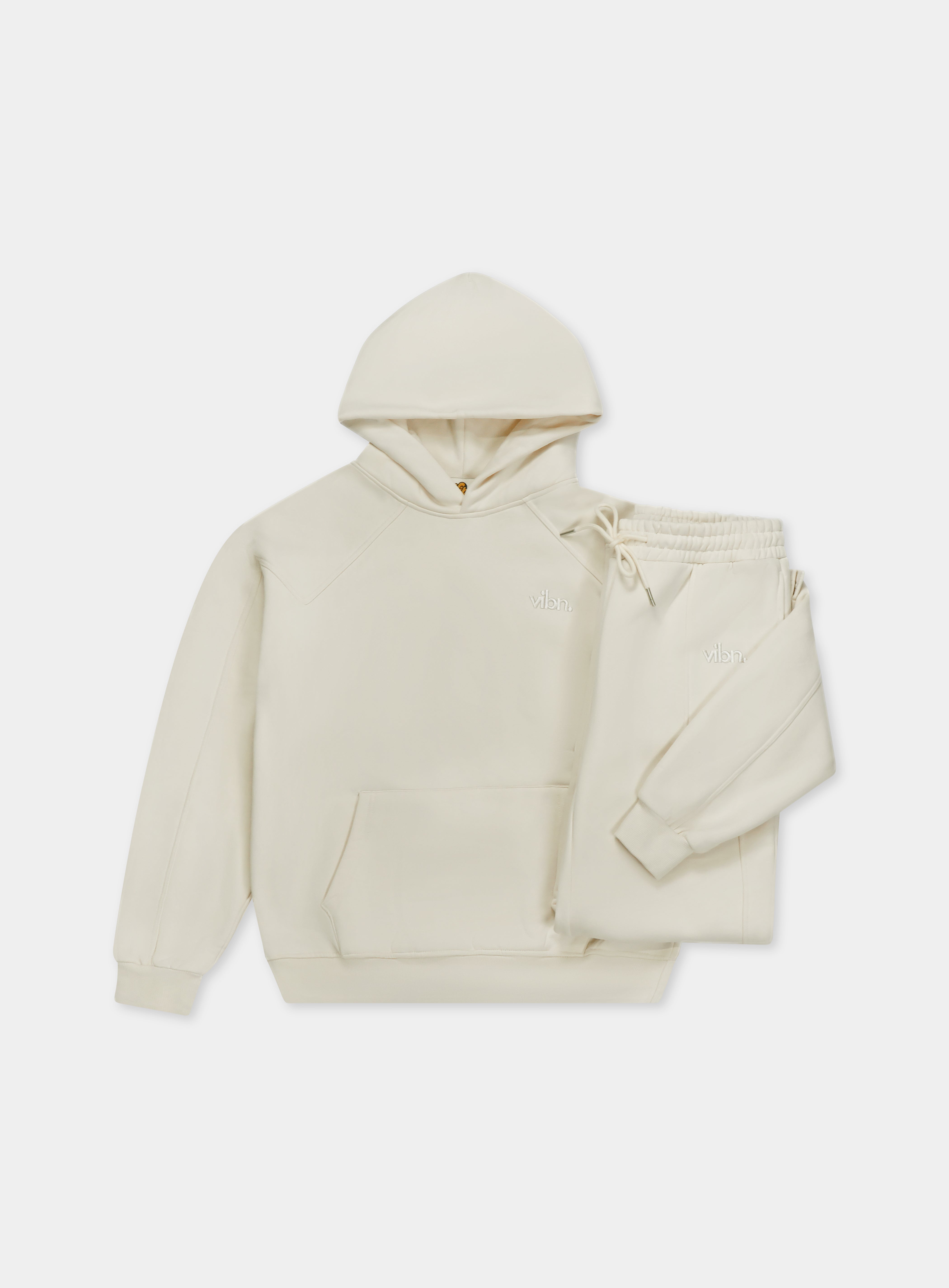 Heavyweight Tonal Sweat-Set — Ivory