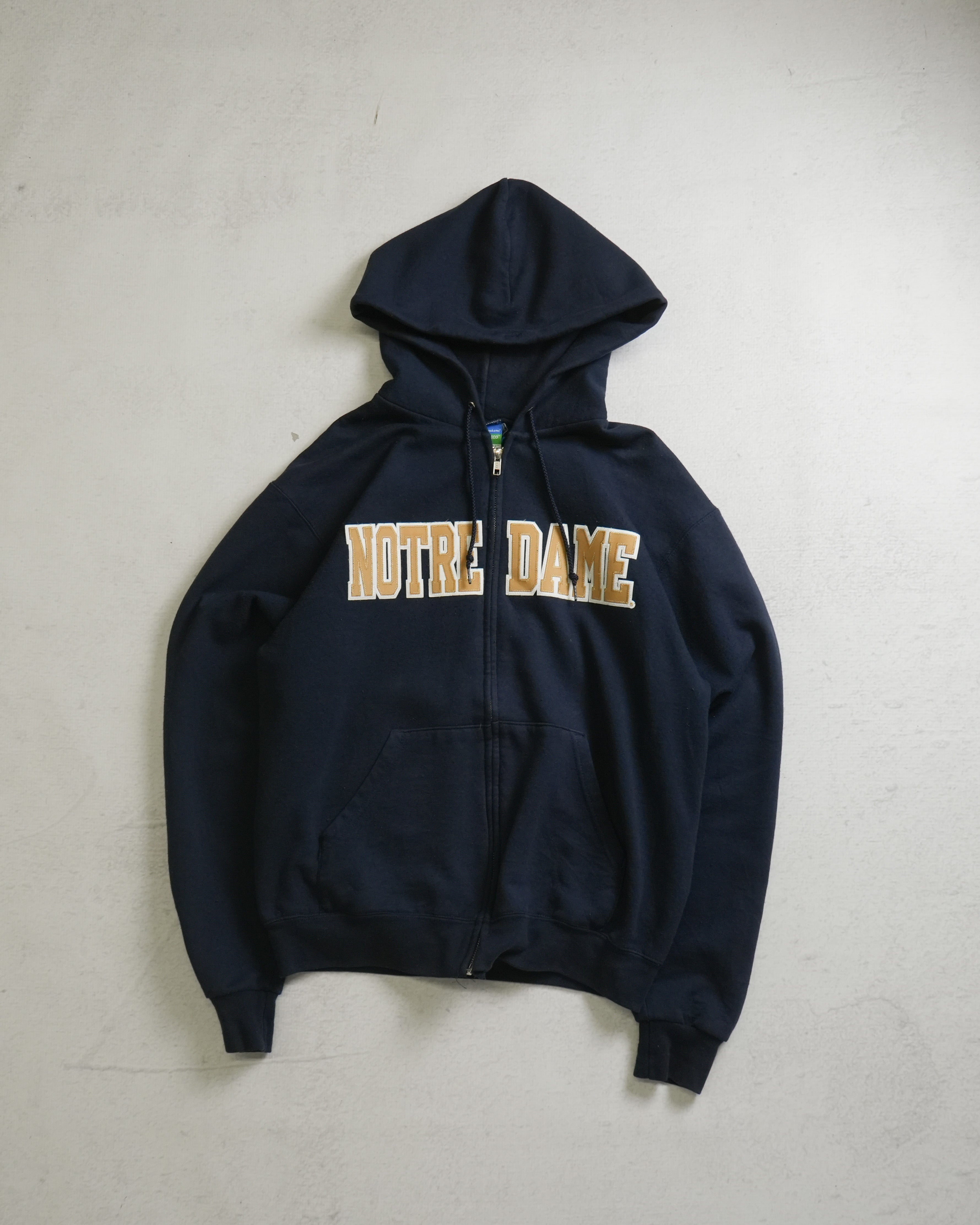 00s Notre Dame Zip Up Hoodie Women s Small