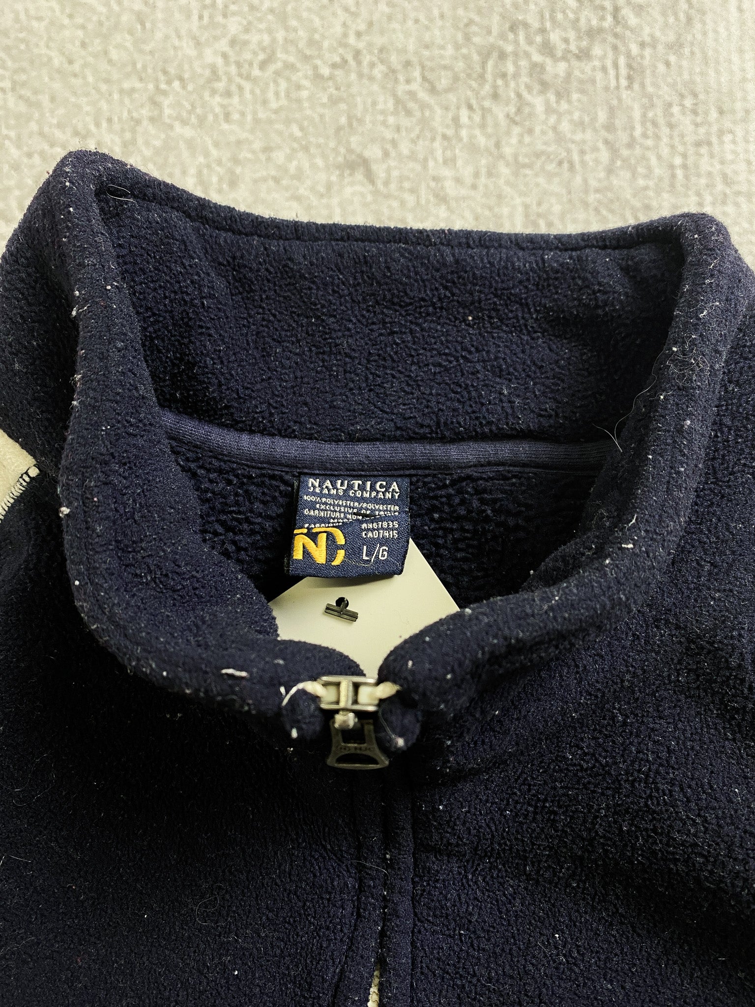 90s Nautica 1/4 Zip Fleece Sweatshirt - Women's Large