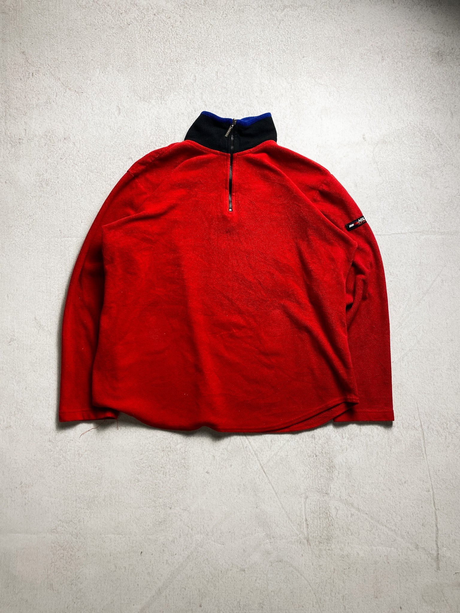 90s Tommy Hilfiger 1/4 Zip Fleece Sweatshirt - Women's Small