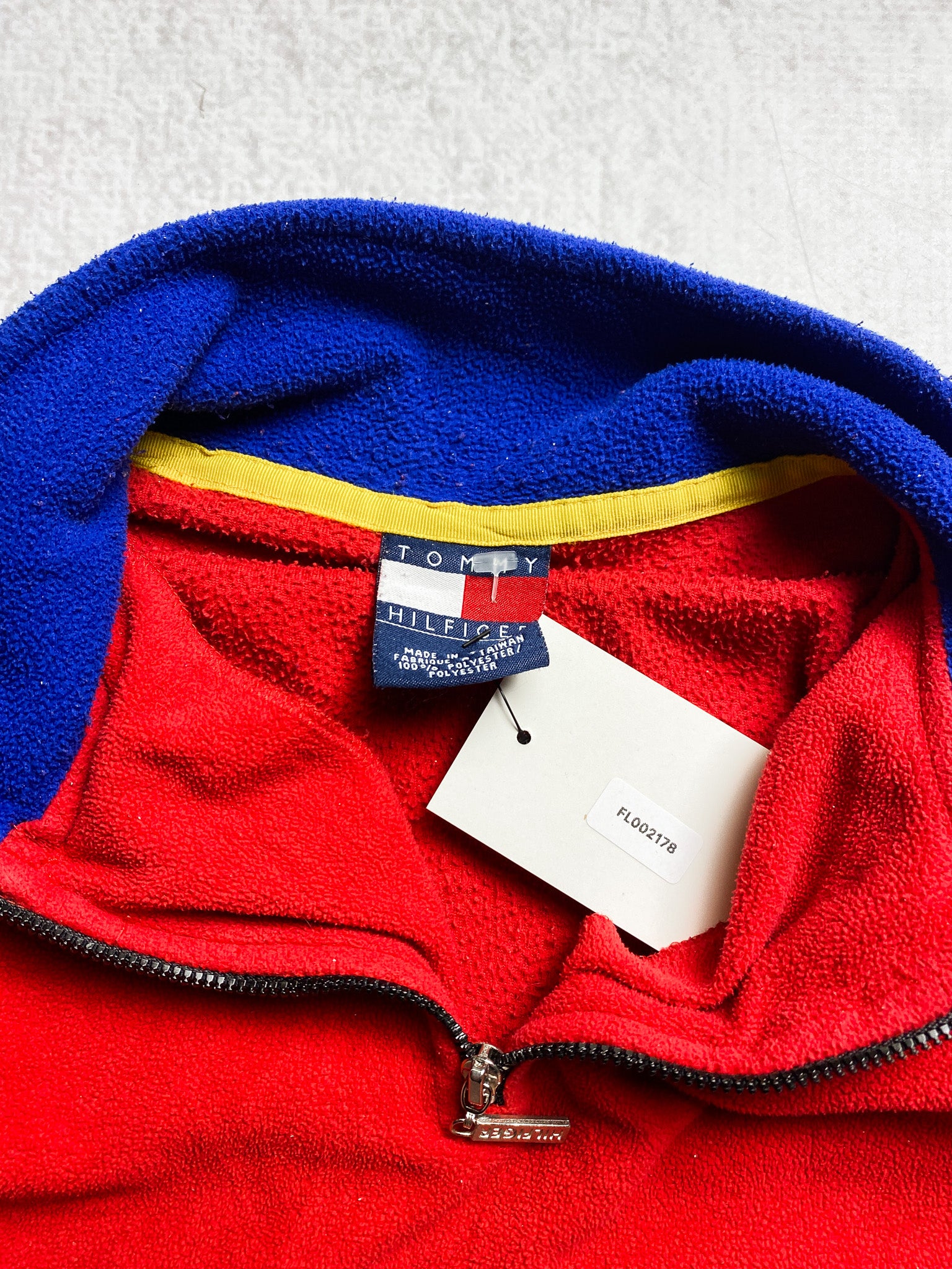 90s Tommy Hilfiger 1/4 Zip Fleece Sweatshirt - Women's Small