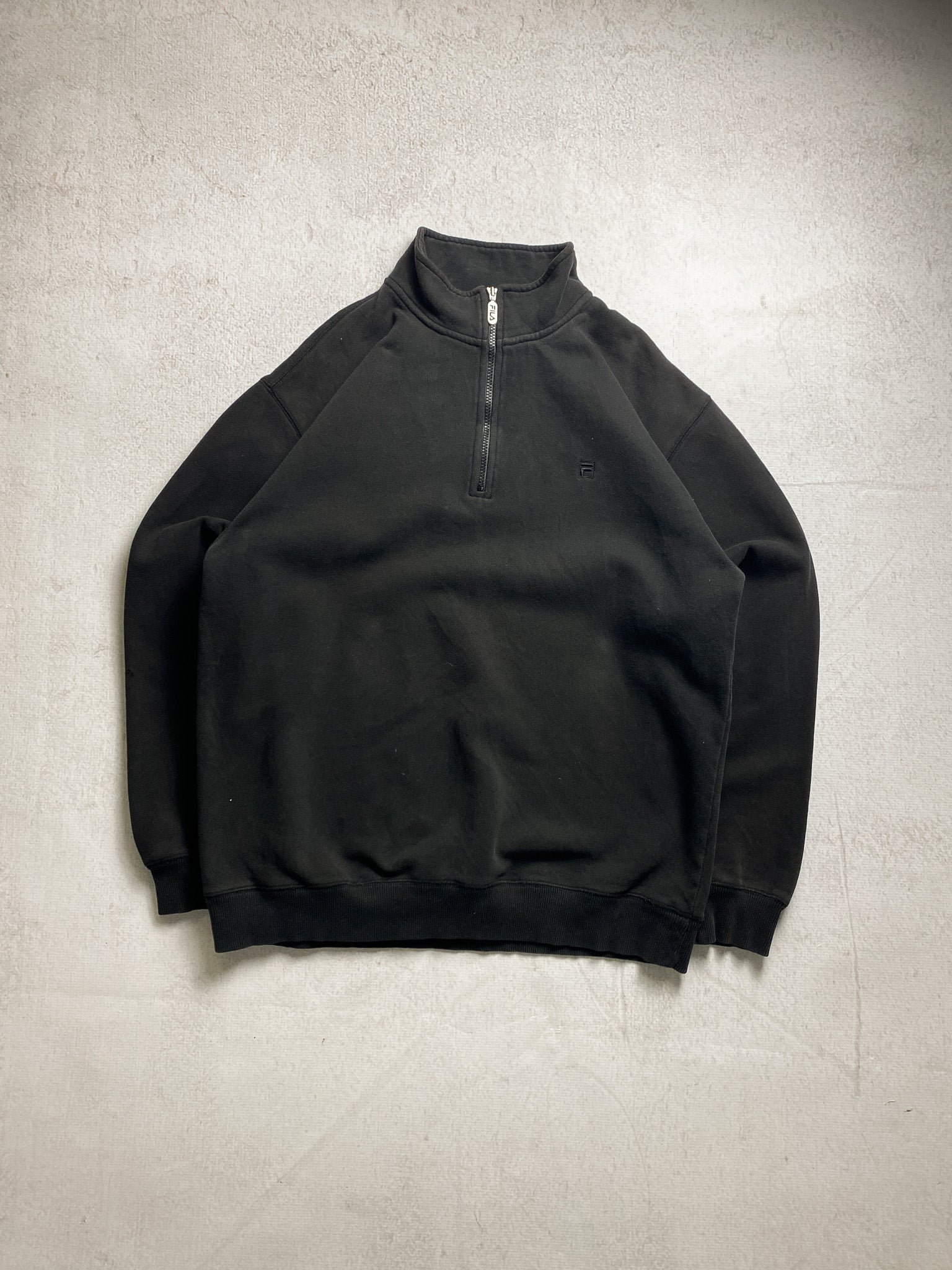 90s Fila 1/4 Zip Sweatshirt - Women's XL