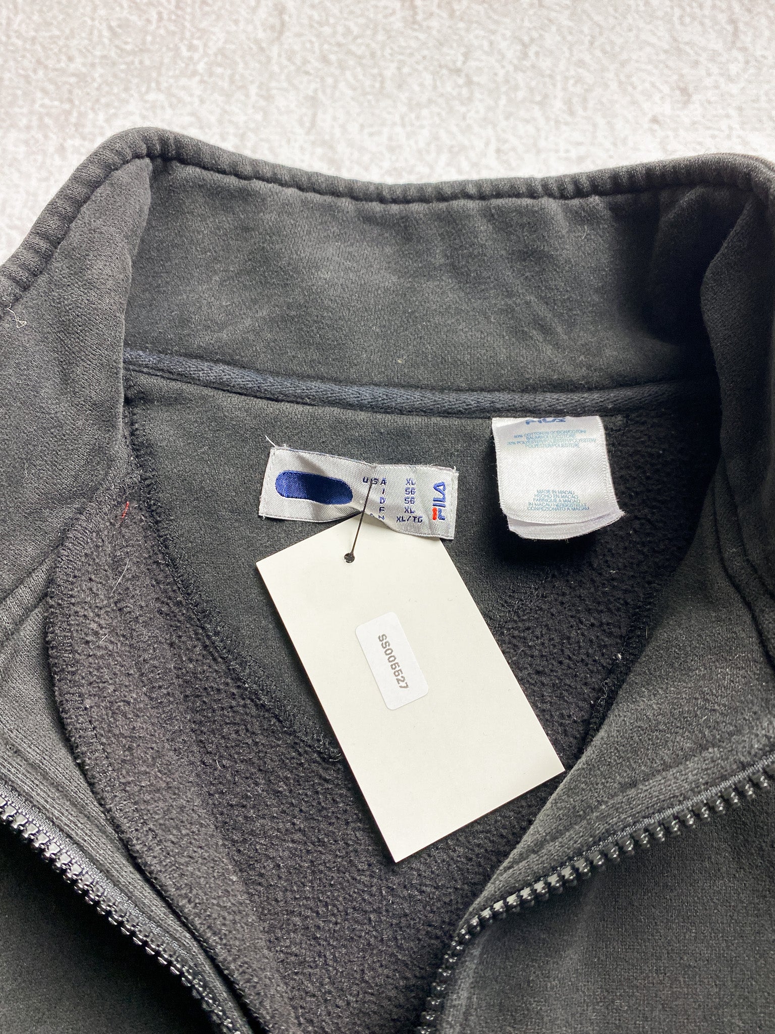 90s Fila 1/4 Zip Sweatshirt - Women's XL