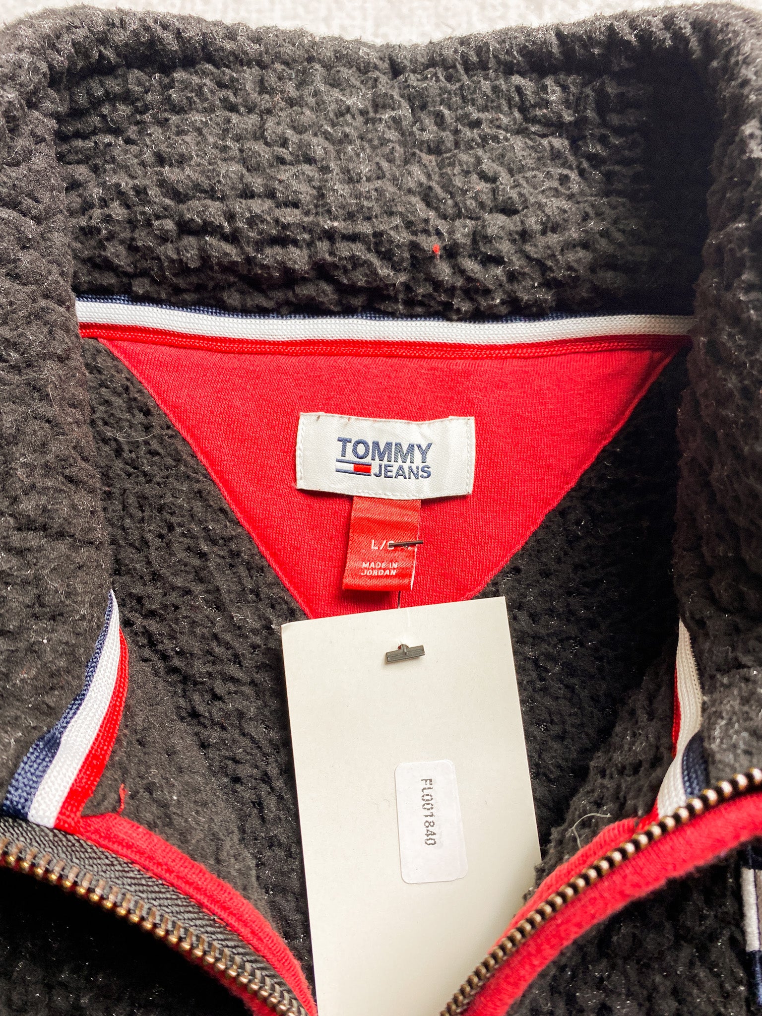 90s Tommy Hilfiger 1/4 Zip Fleece Sweatshirt - Women's Medium