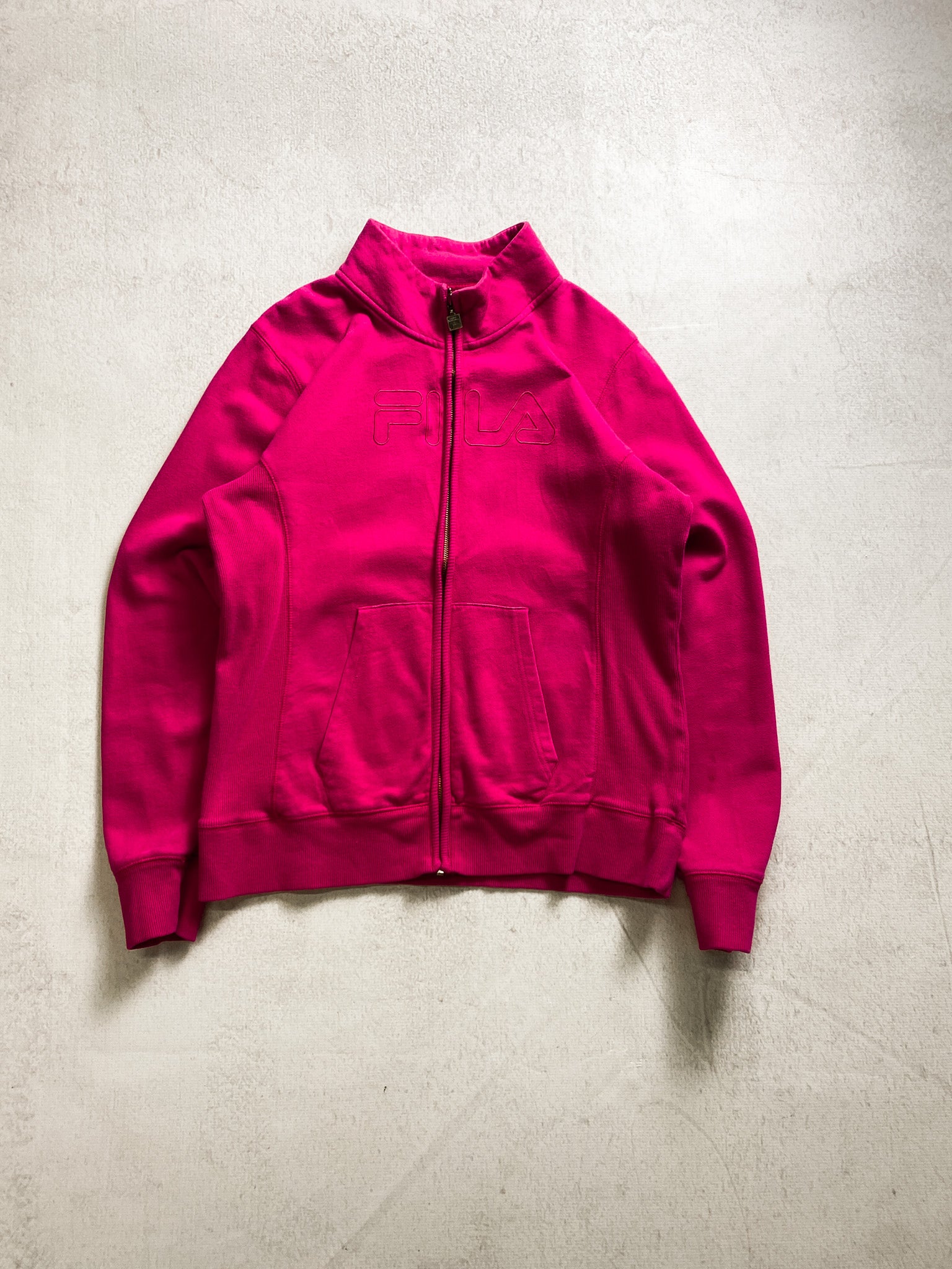 90s Fila Zip-Up Sweatshirt - Women's Small