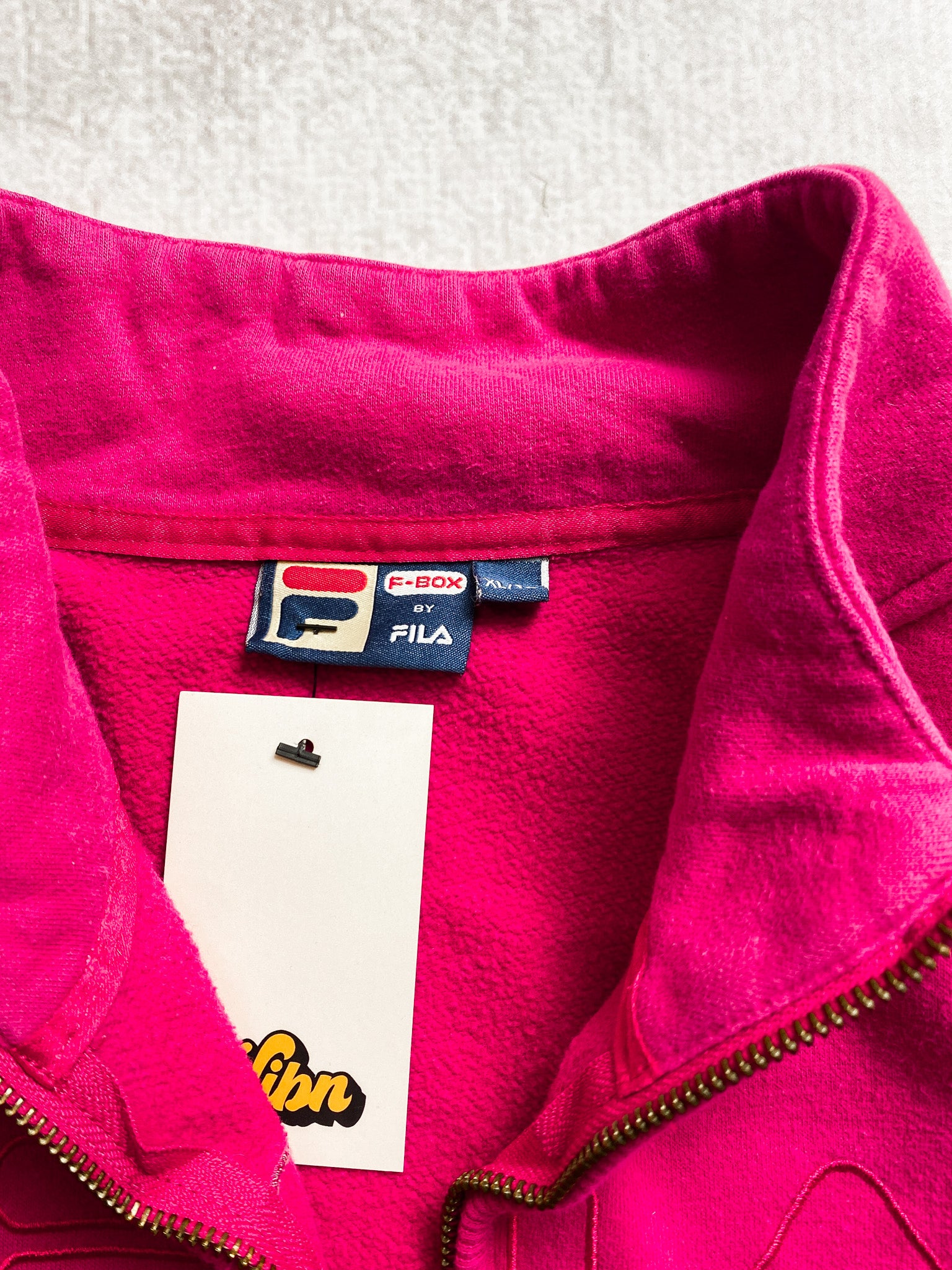 90s Fila Zip-Up Sweatshirt - Women's Small