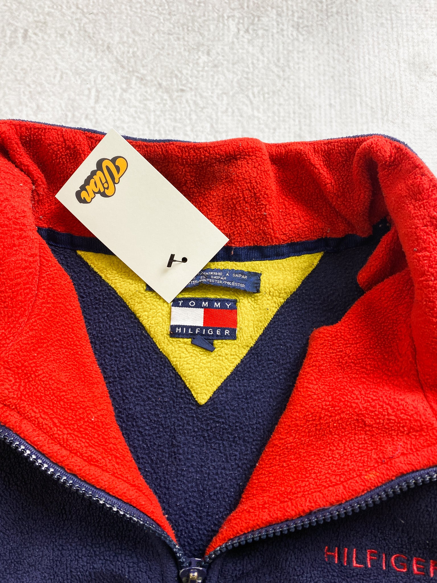 00s Tommy Hilfiger 1/4 Zip Fleece Sweatshirt - Men's 2XL