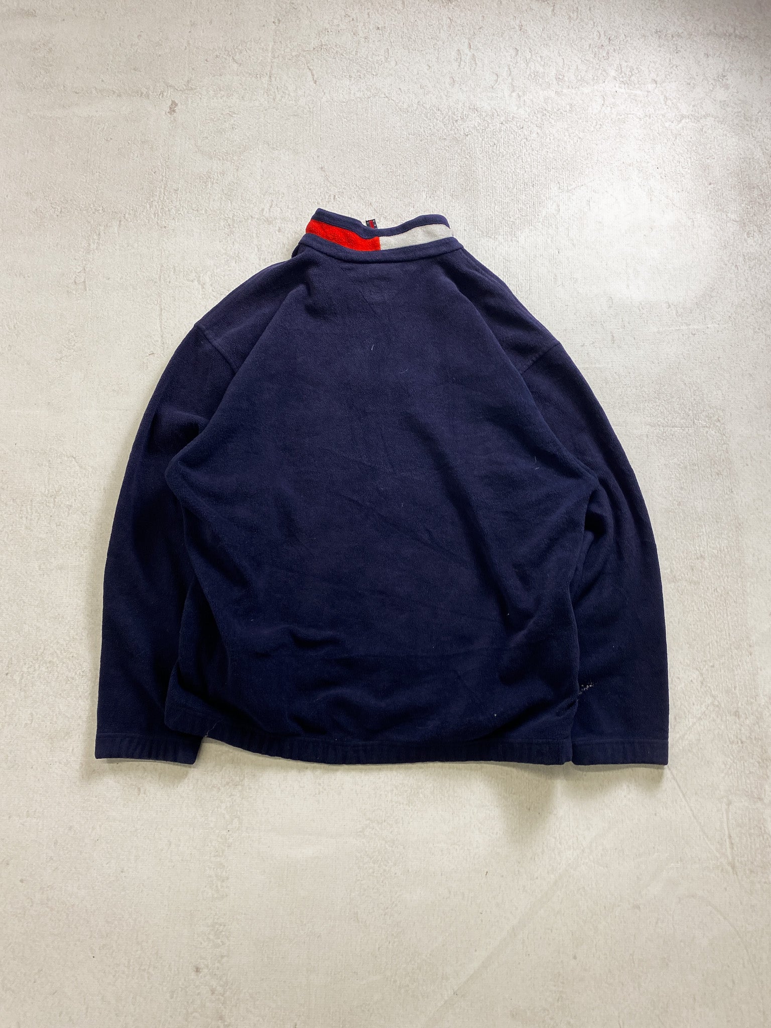 00s Tommy Hilfiger 1/4 Zip Fleece Sweatshirt - Men's 2XL