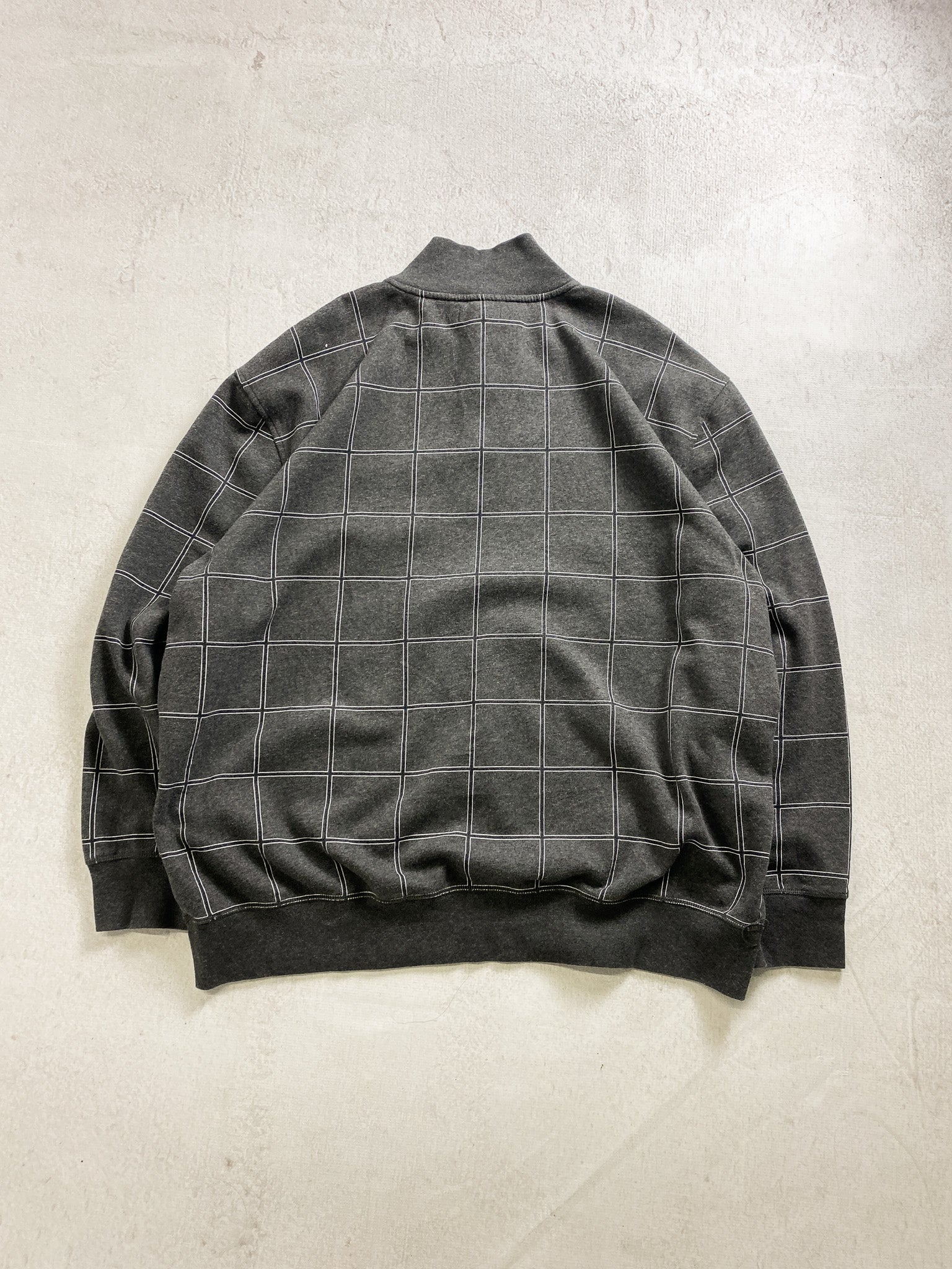 00s Nautica 1/4 Zip Sweatshirt - Men's 3XL