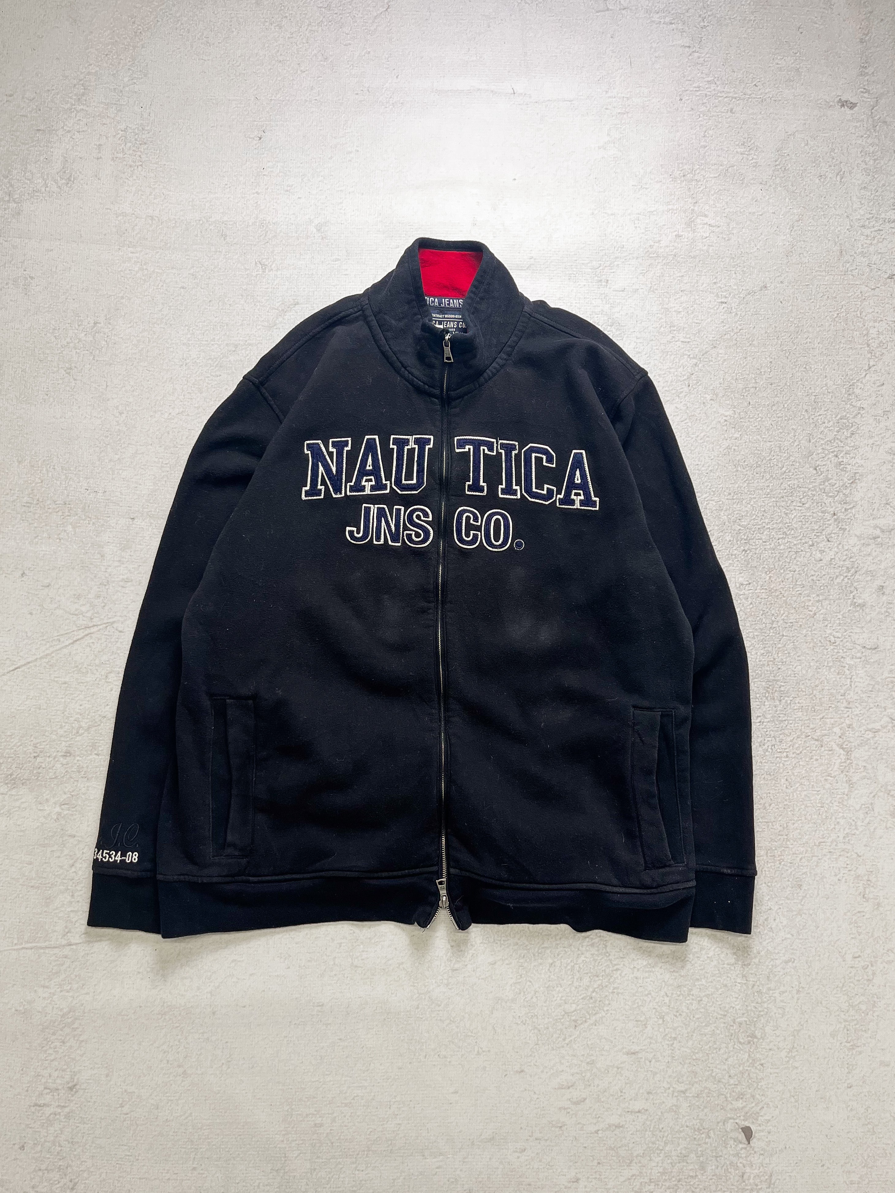 00s Nautica Zip-Up Sweatshirt - Men's 2XL