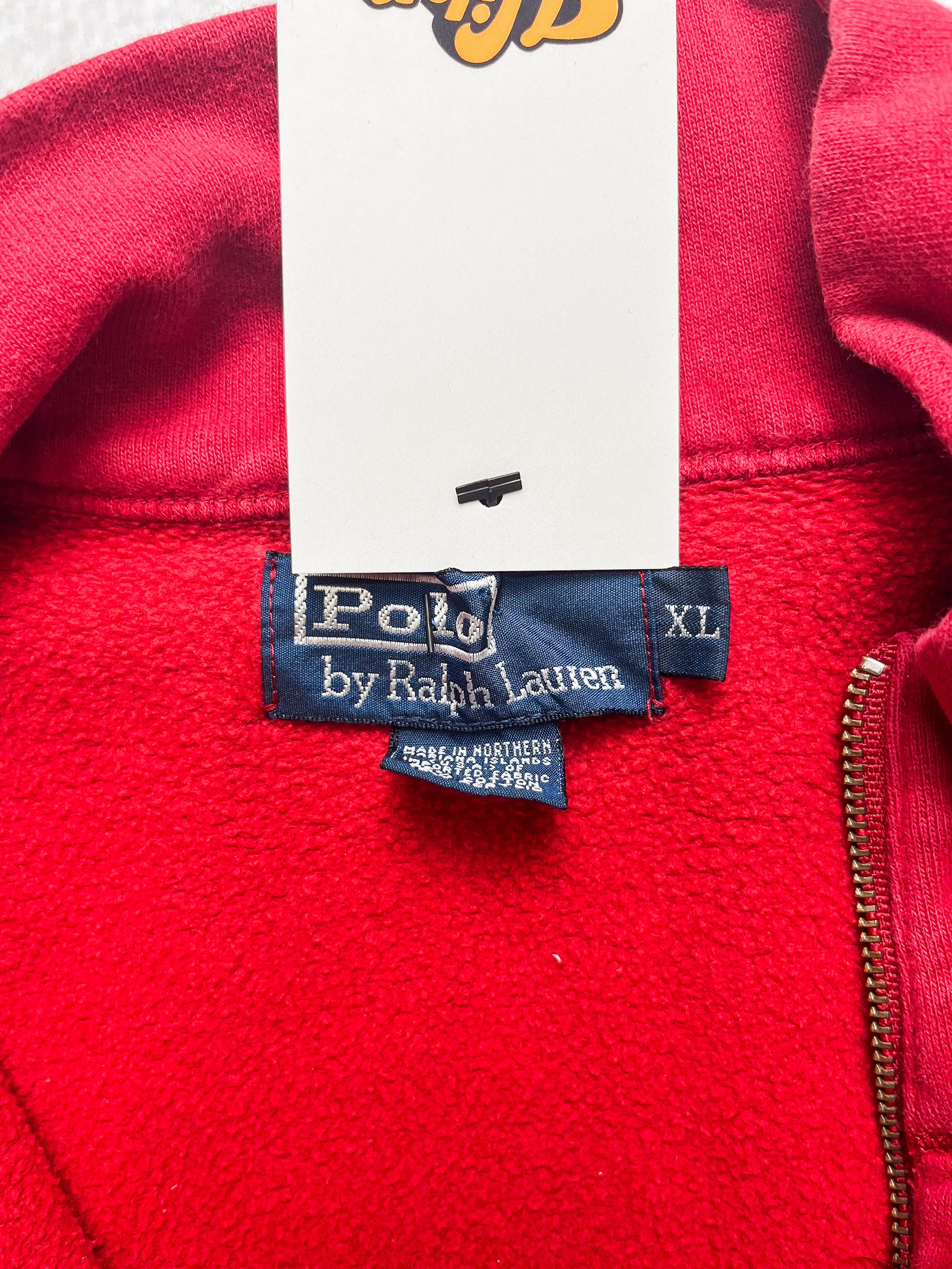 90s Polo Ralph Lauren 1/4 Zip Sweatshirt - Men's XL