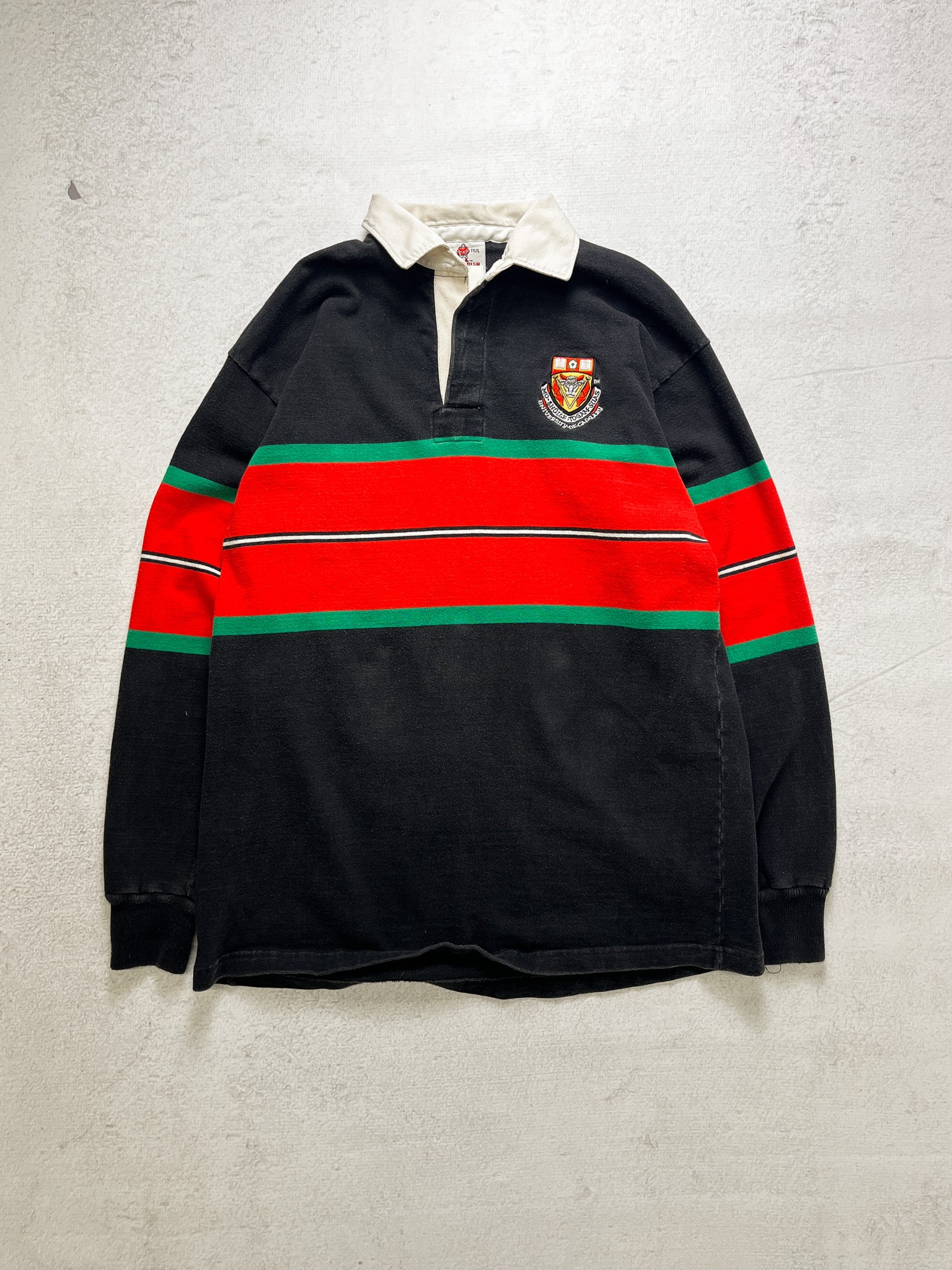 90s Barbarian University of Calgary Rugby Polo Shirt - Men's 2XL