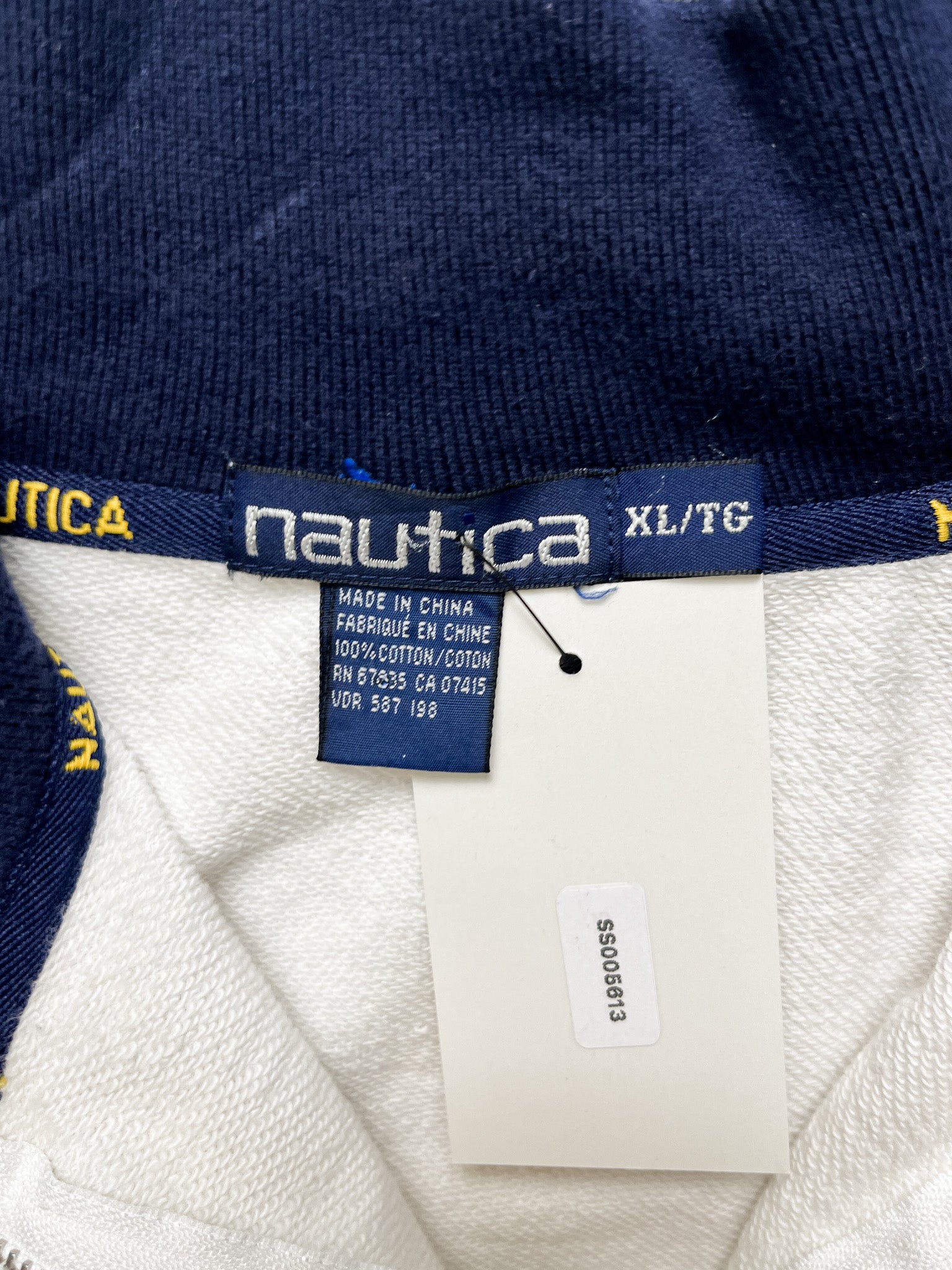 90s Nautica 1/4 Zip Sweatshirt - Women's XL