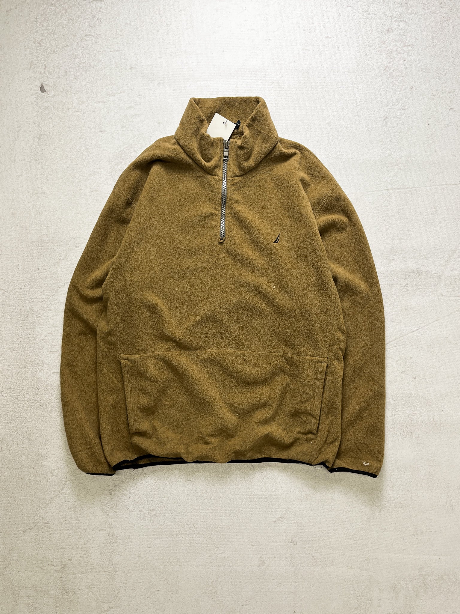 90s Nautica 1/4 Zip Fleece Sweatshirt - Men's XL
