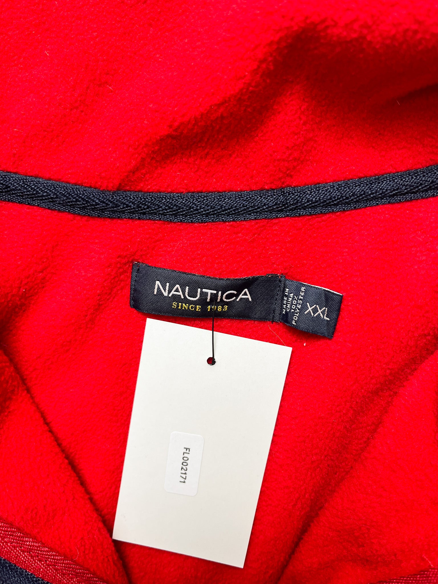 90s Nautica 1/4 Zip Fleece Sweatshirt - Women's 2XL