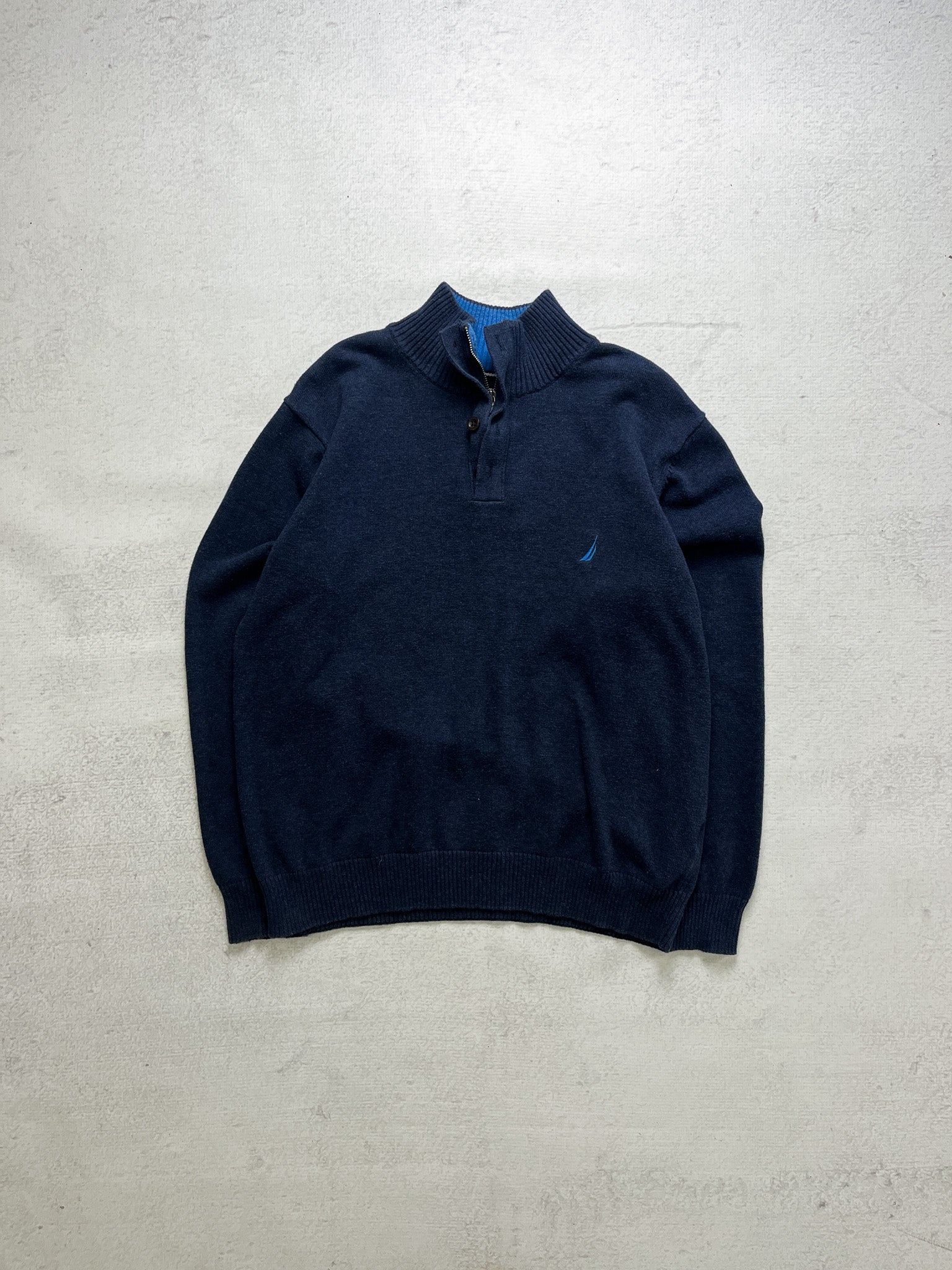 90s Nautica 1/4 Zip Sweatshirt - Men's Large