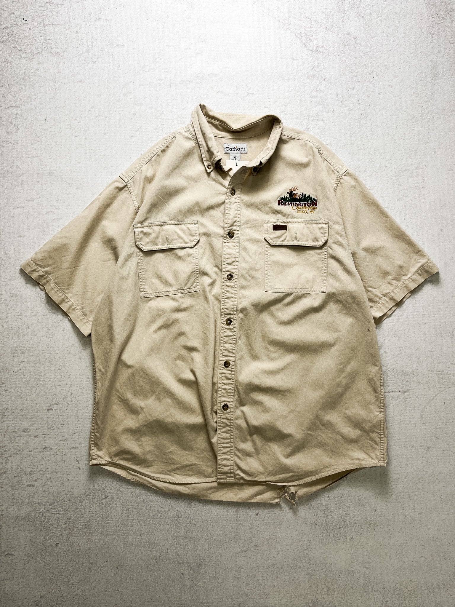 90s Carhartt Button-Up Shirt - Men's XL