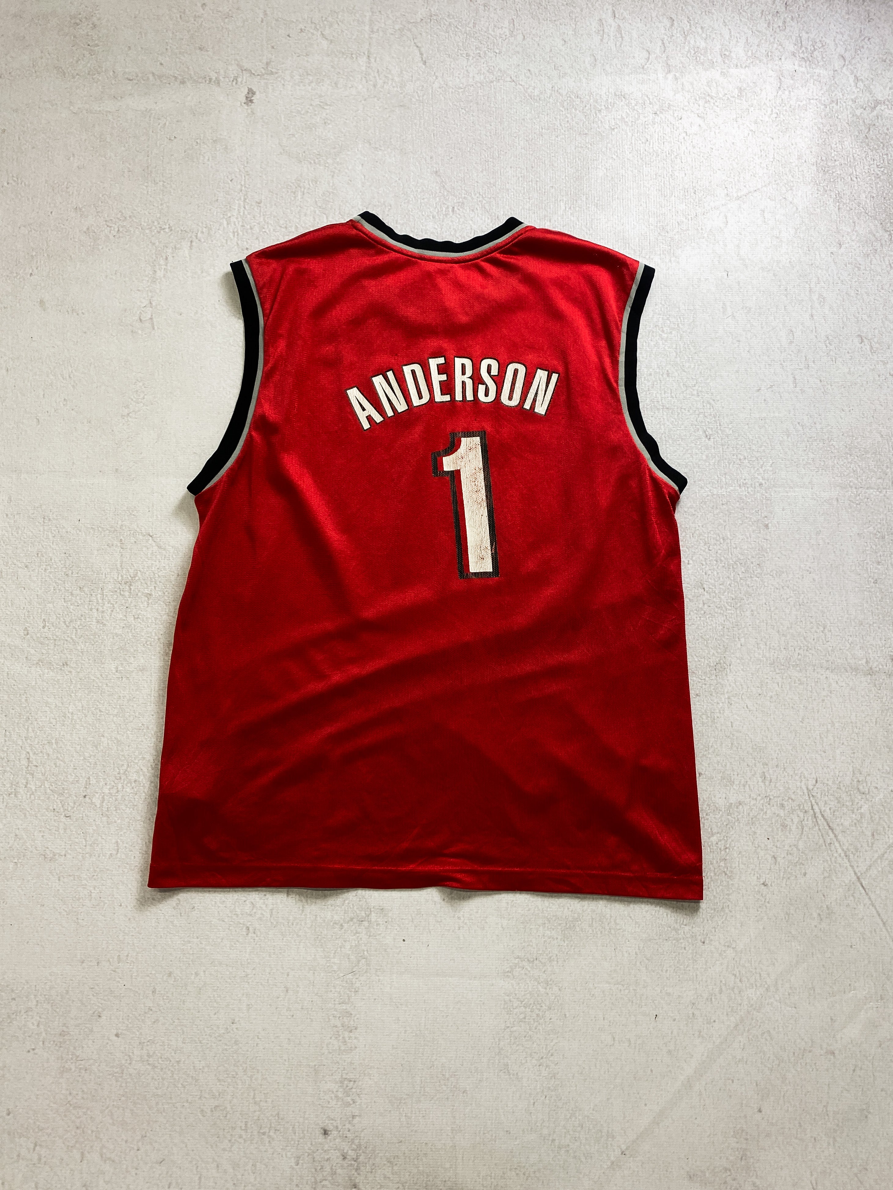90s NBA Portland Trail Blazers Derek Anderson - Men's XL