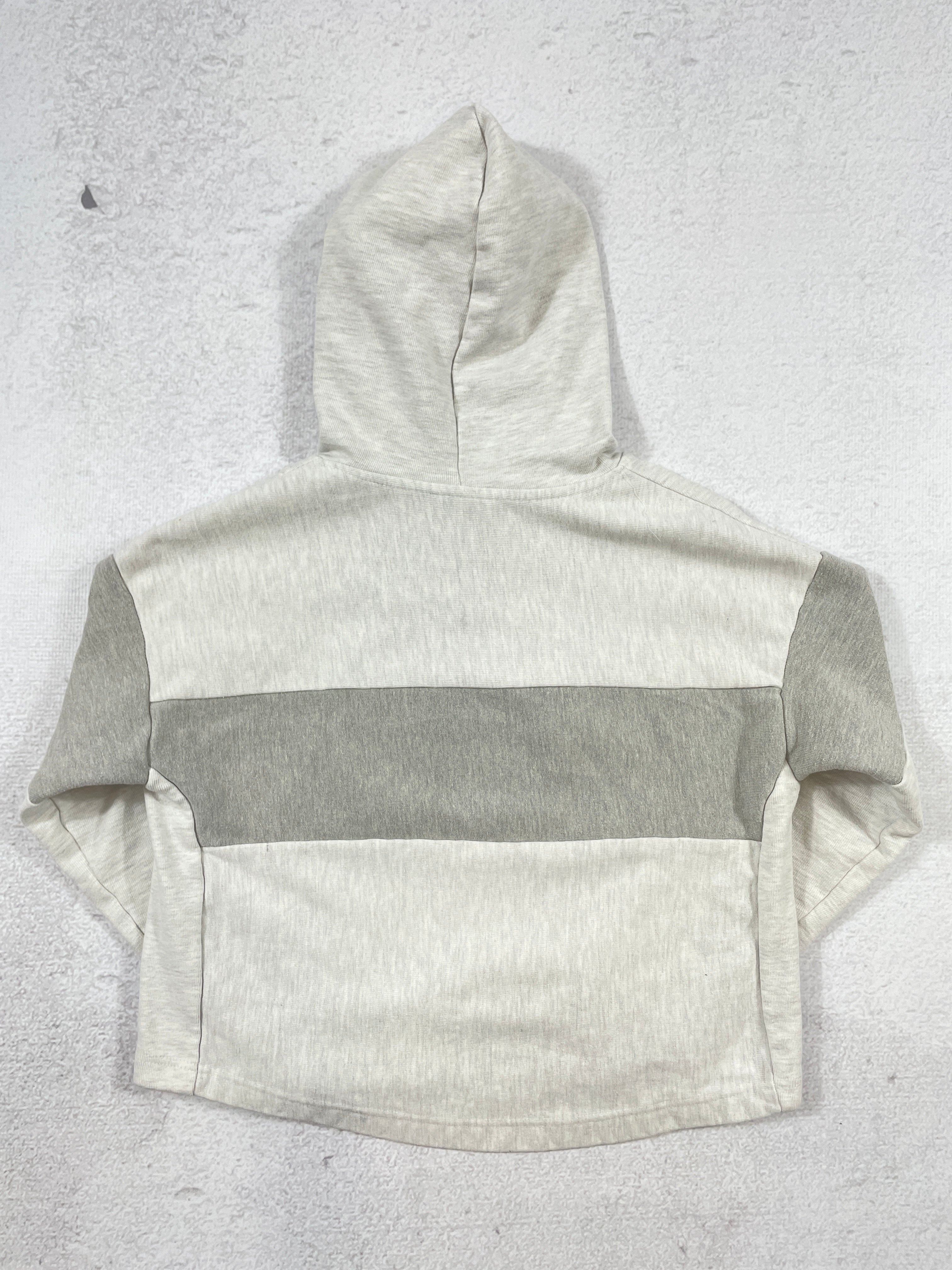 Vintage Champion Reverse Weave University of Rhode Island Cropped Hoodie - Women's Medium