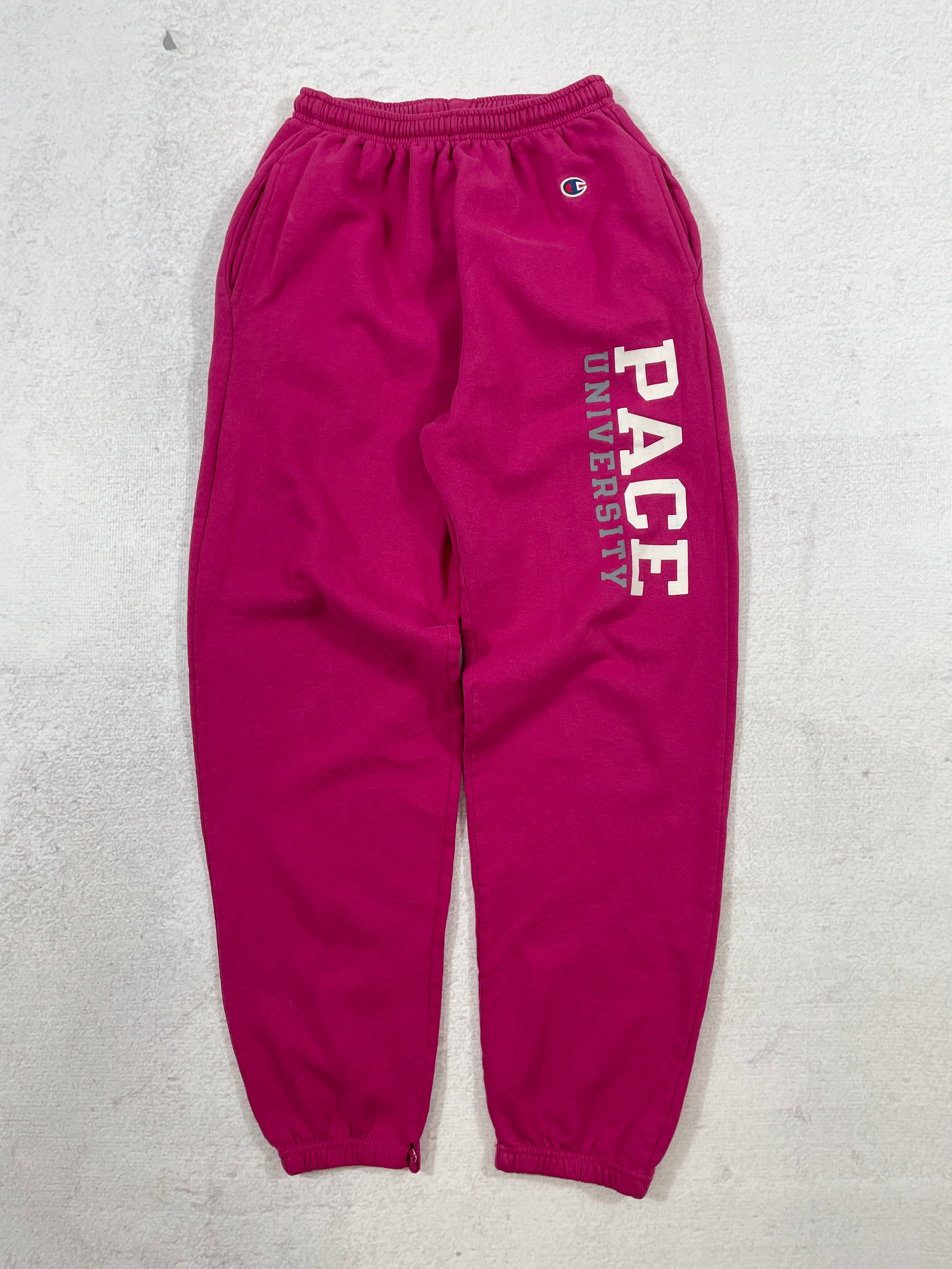 Vintage Champion Pace University Cuffed Sweatpants - Women's Medium
