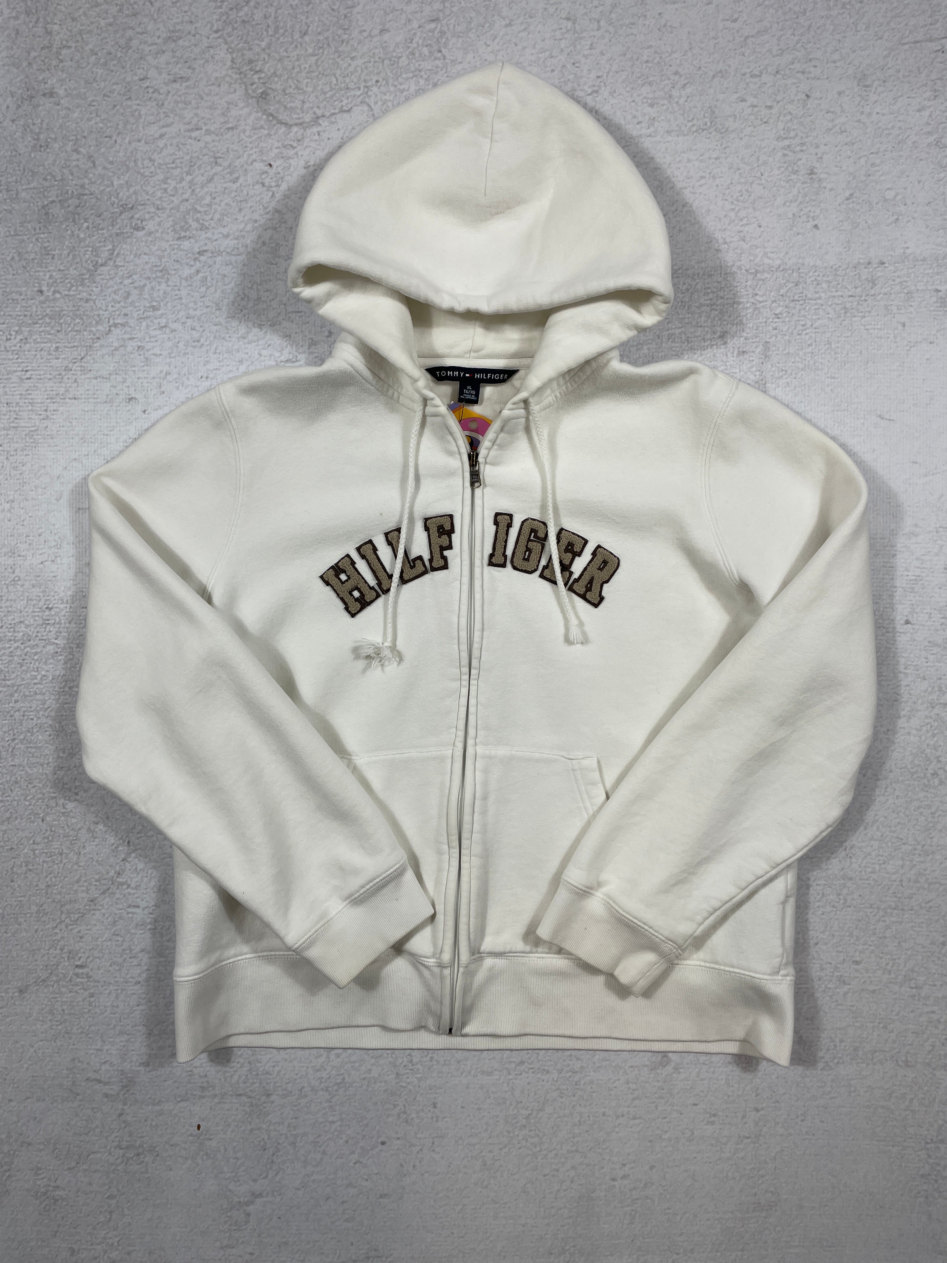 Vintage Tommy Hilfiger Zip-Up Hoodie - Women's XL