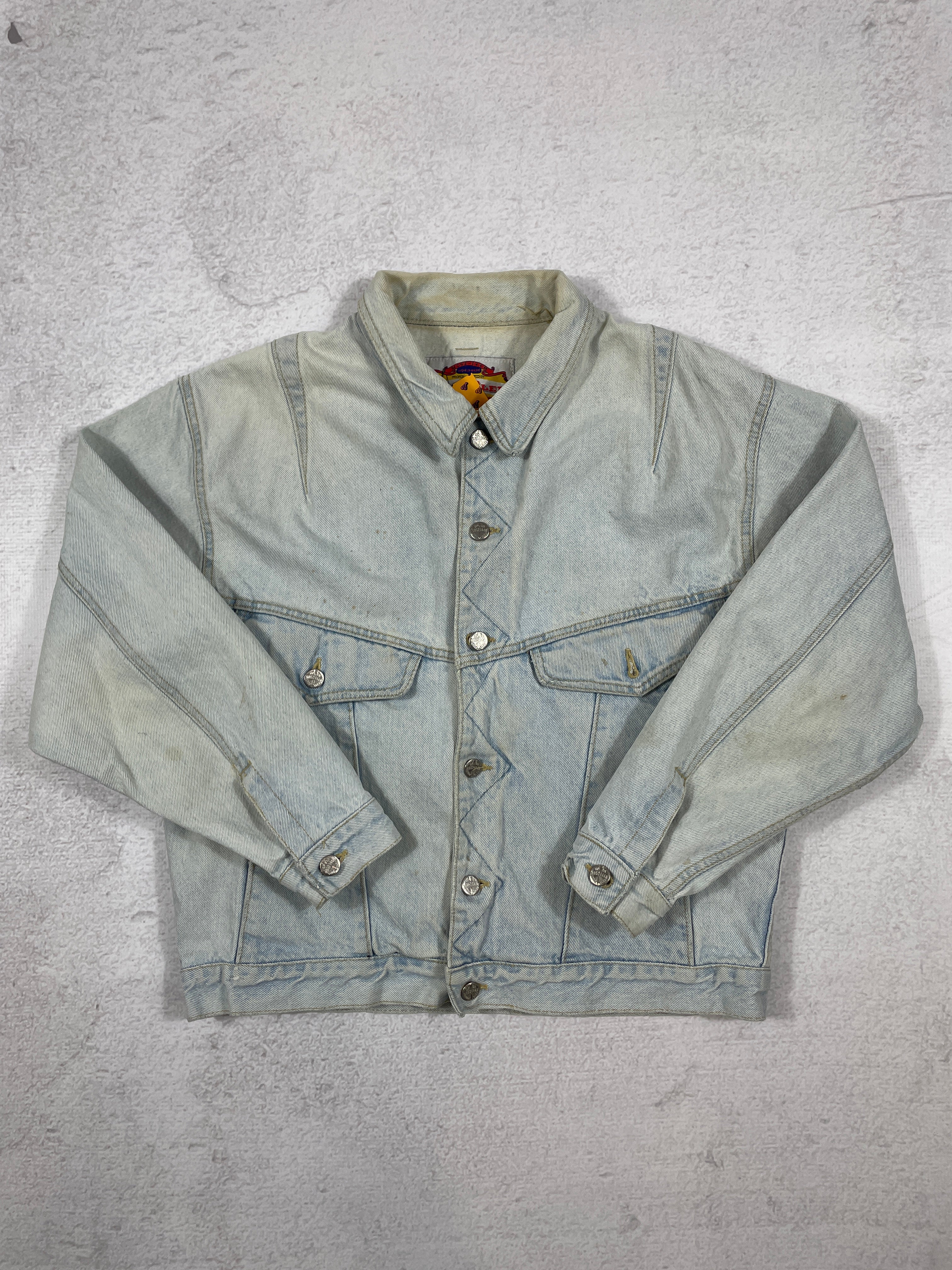 Vintage Code Bleu Denim Jacket Men's Small - Main Image