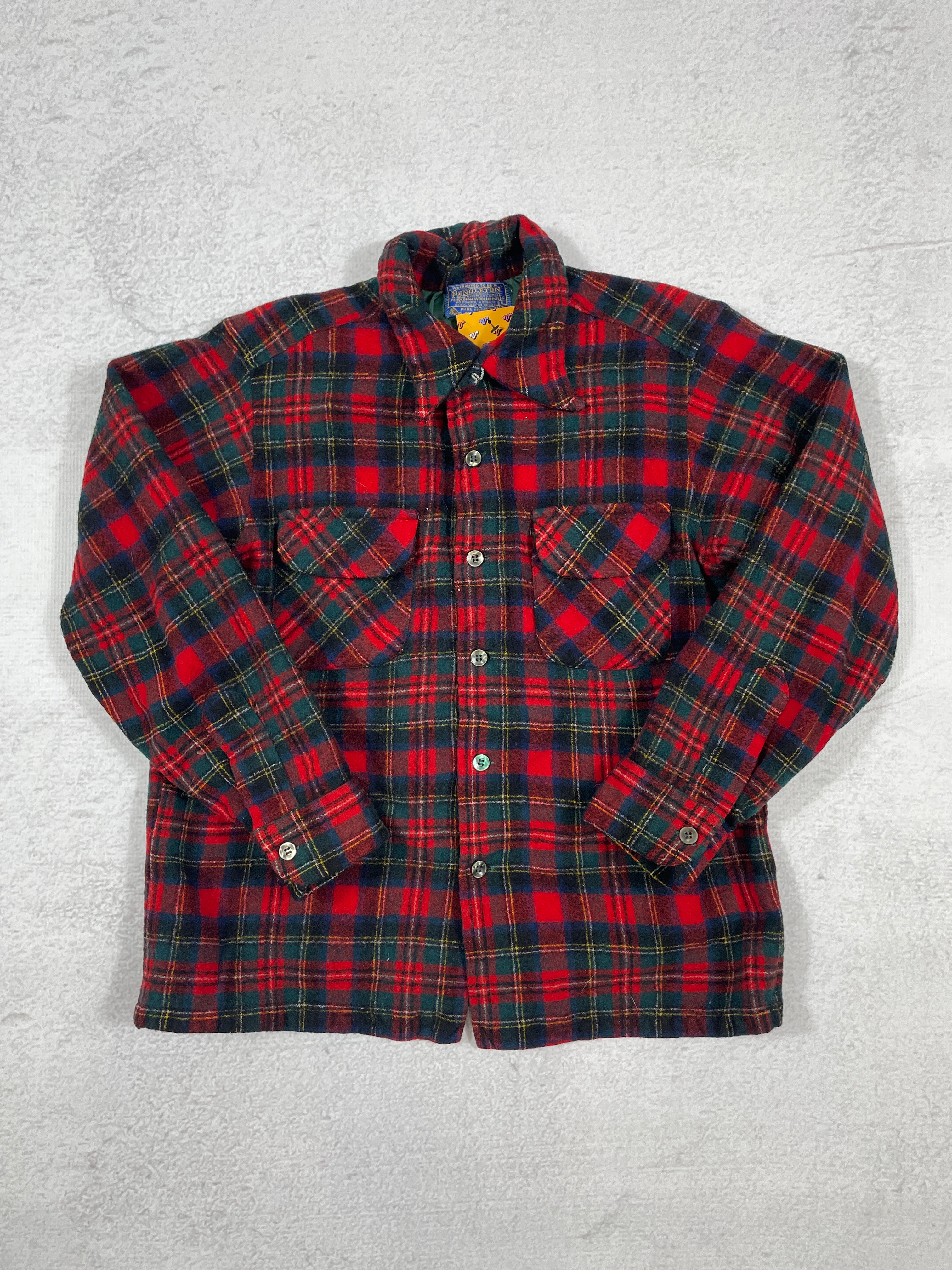 Vintage Pendleton Flannel Buttoned Shirt - Men's Small