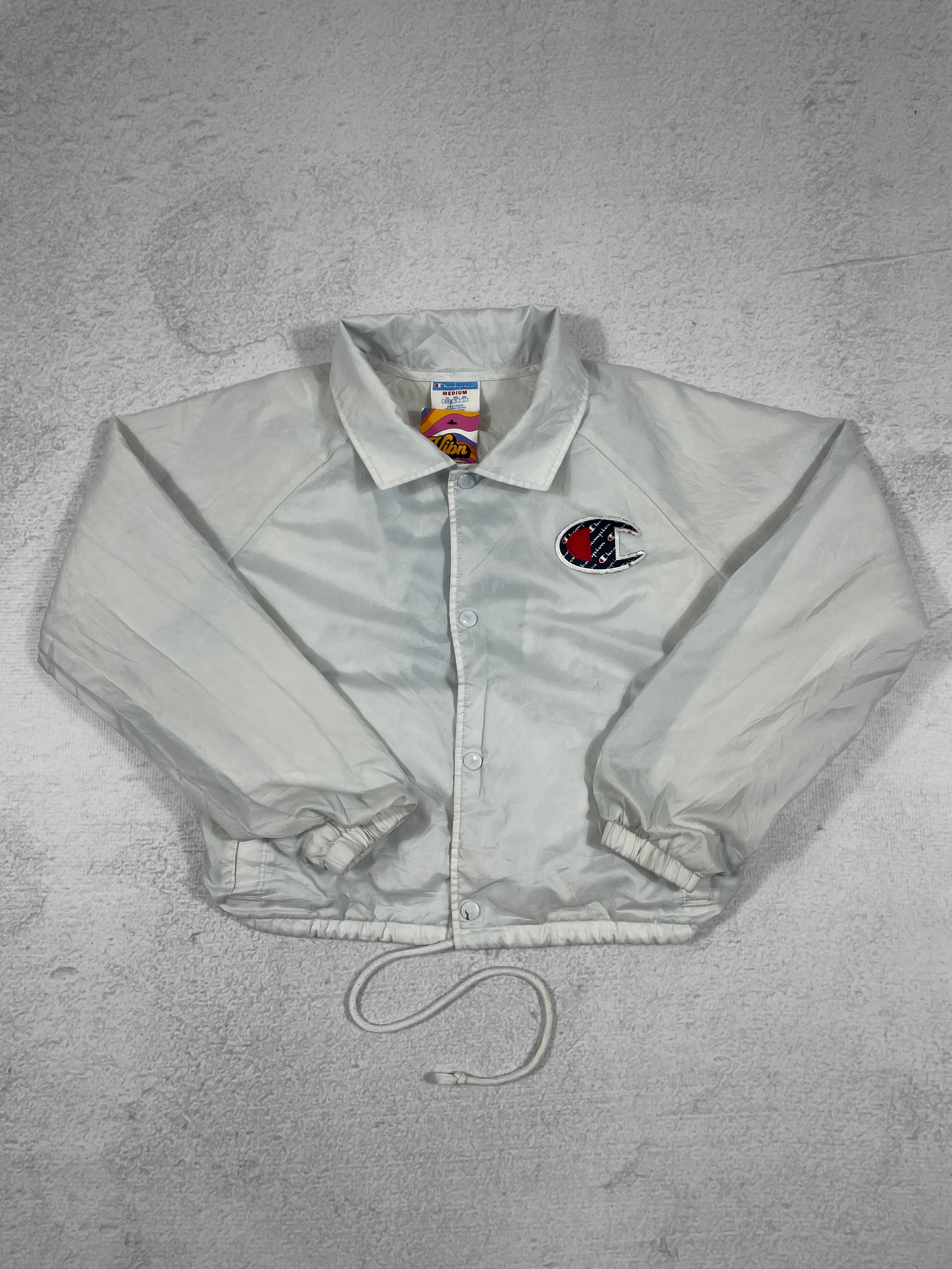 Vintage Cropped Champion Windbreaker - Women's Medium