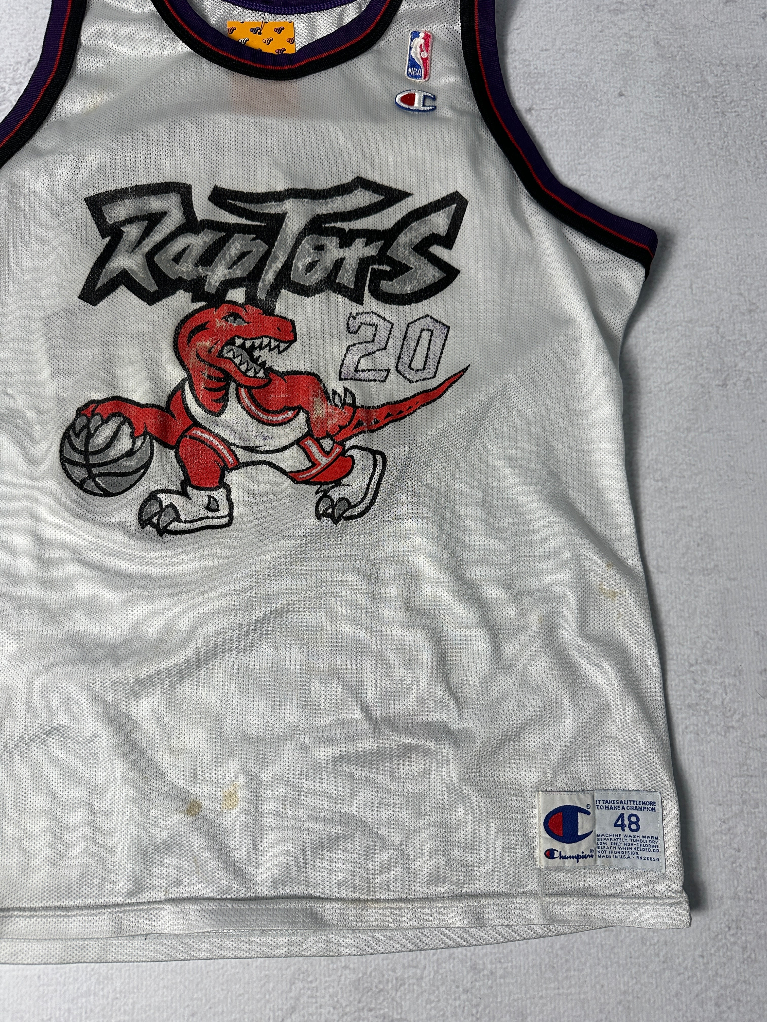 Vintage Champion NBA Toronto Raptors Damon Stoudamire #20 Jersey - Men's Large
