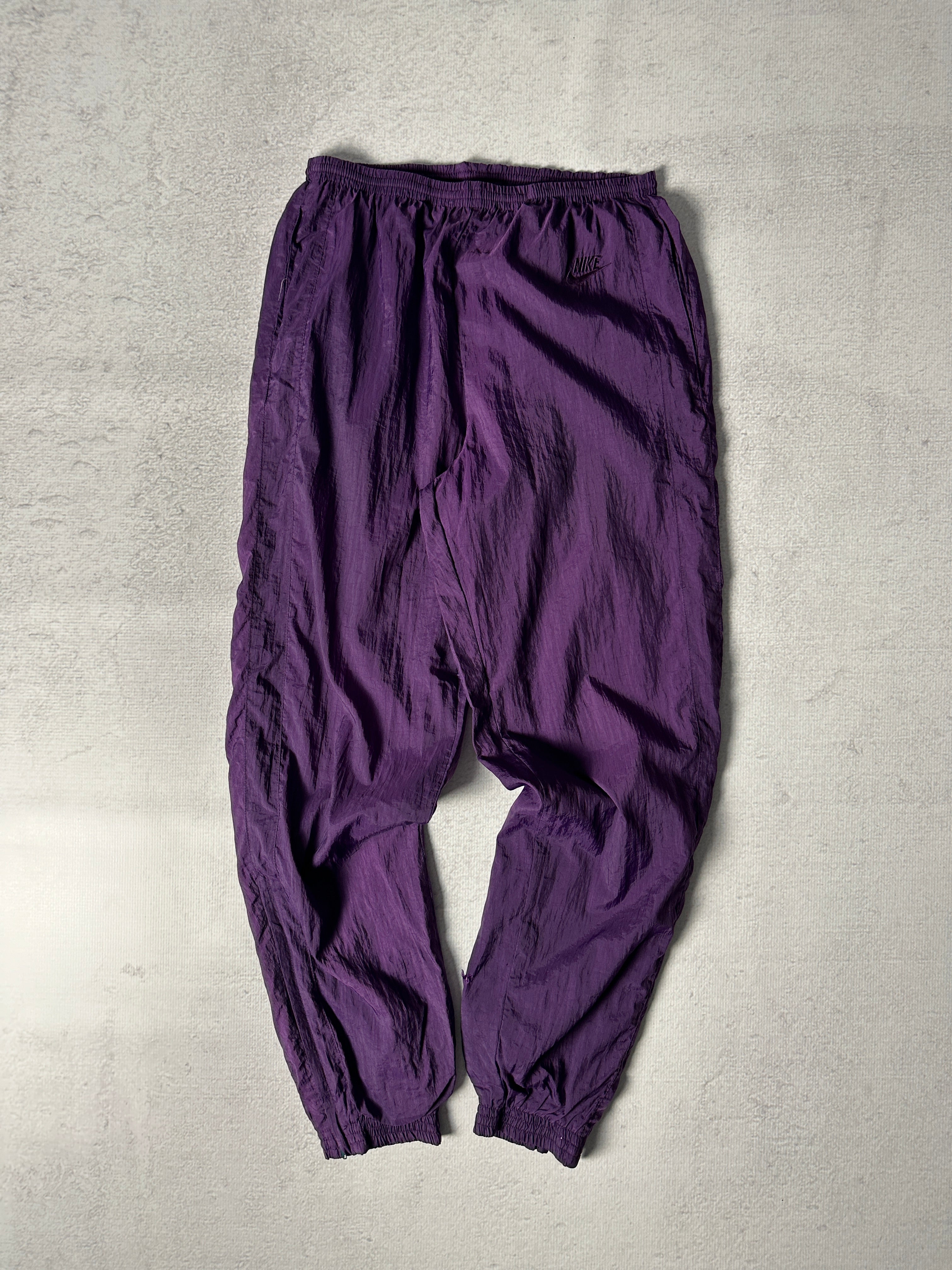 Vintage 90s Nike Cuffed Track Pants - Men's Small