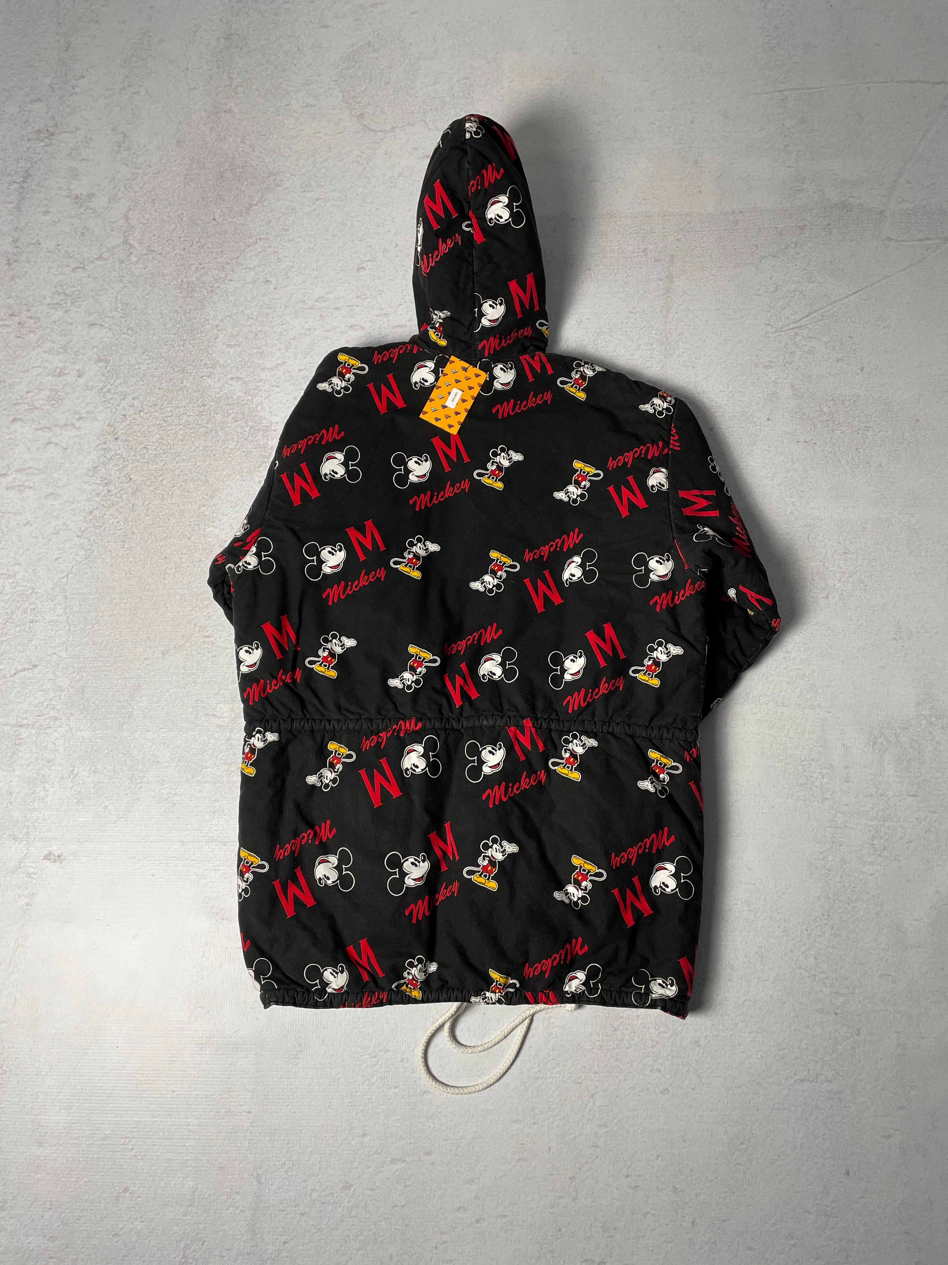 Vintage Disney Mickey Mouse Reversible Insulated Jacket - Women's Small