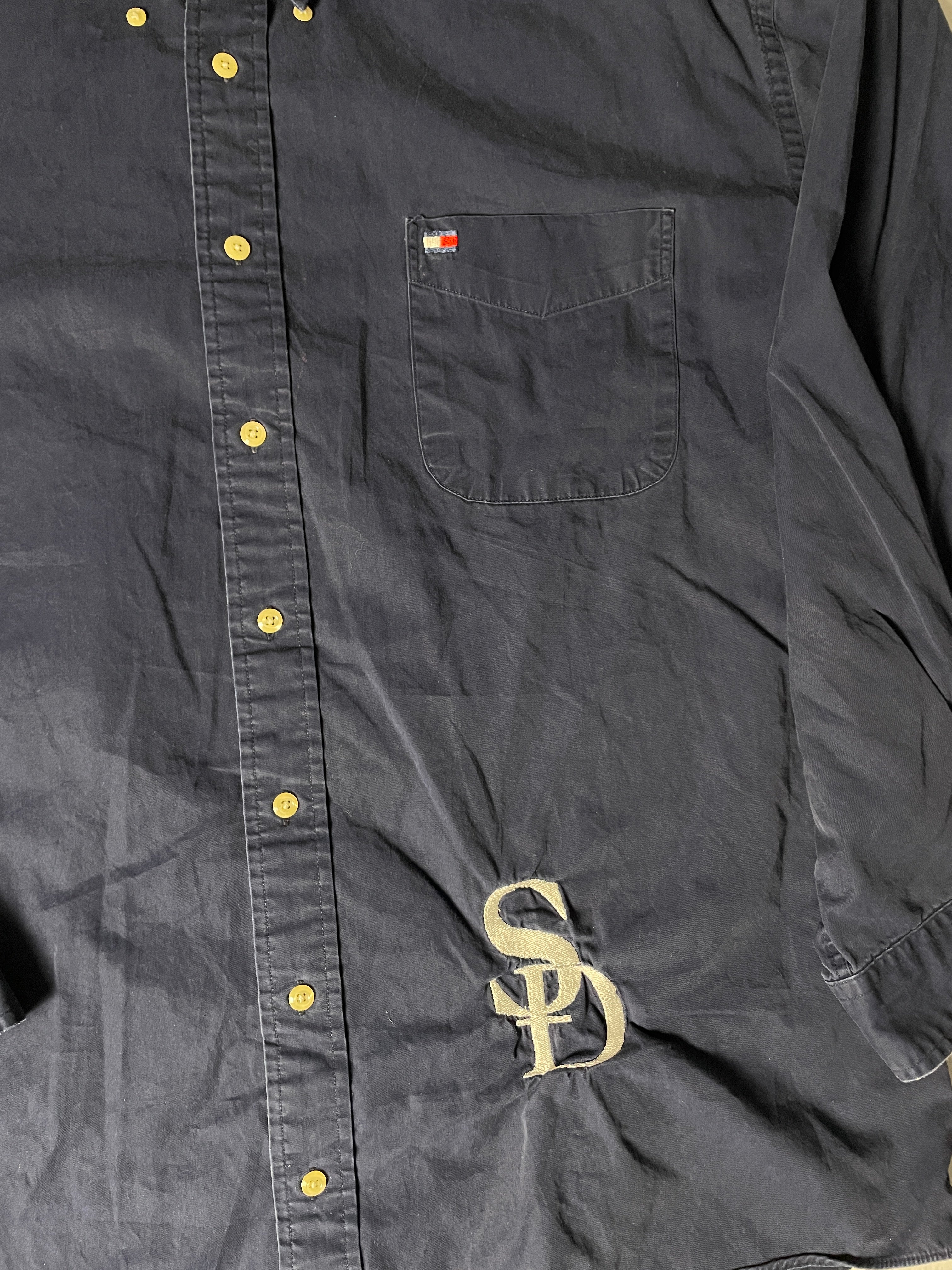 Vintage Tommy Hilfiger Button-Up Shirt - Men's 2XL