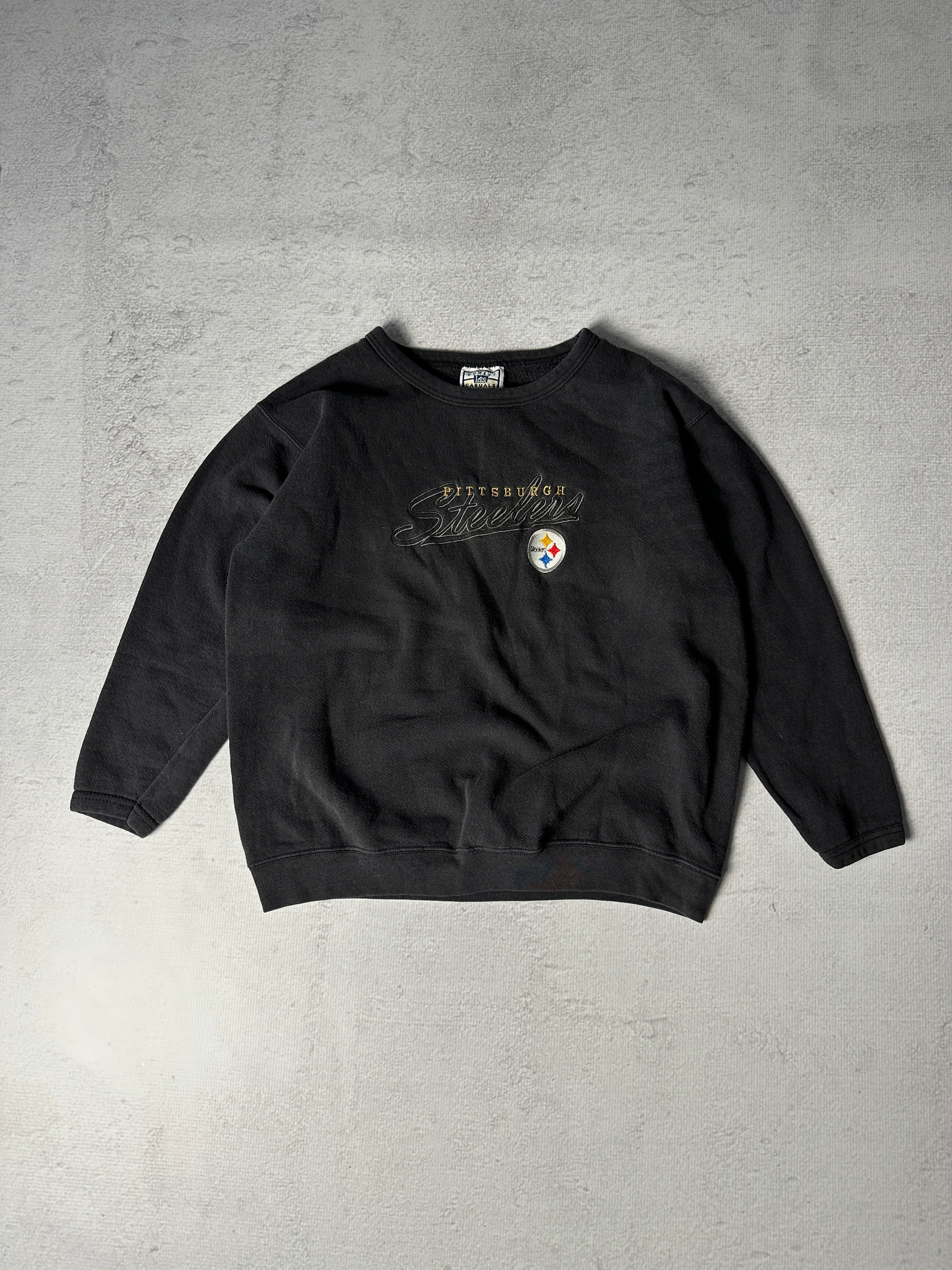 Vintage NFL Pittsburgh Steelers Crewneck Sweatshirt - Women's Medium