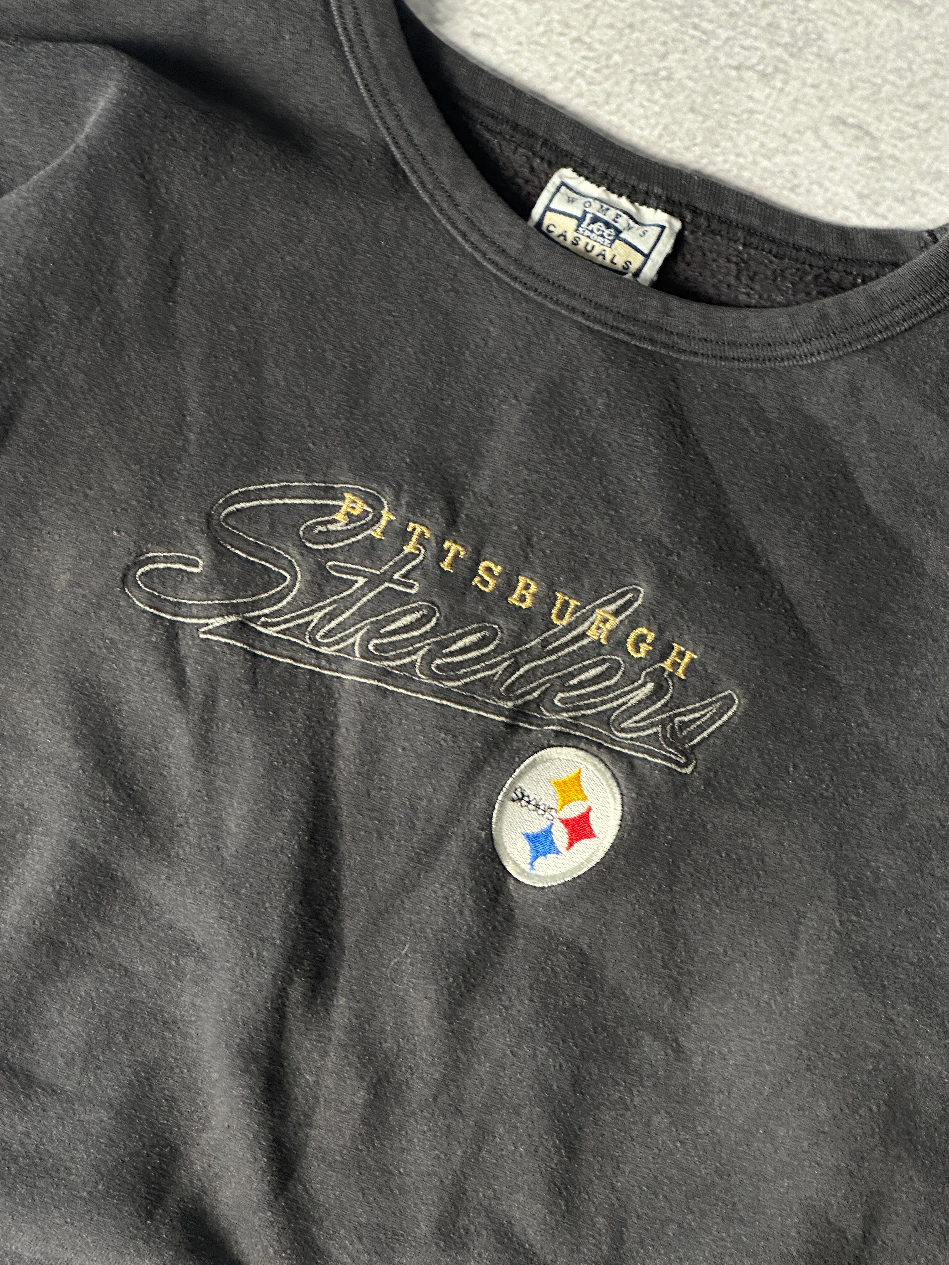 Vintage NFL Pittsburgh Steelers Crewneck Sweatshirt - Women's Medium