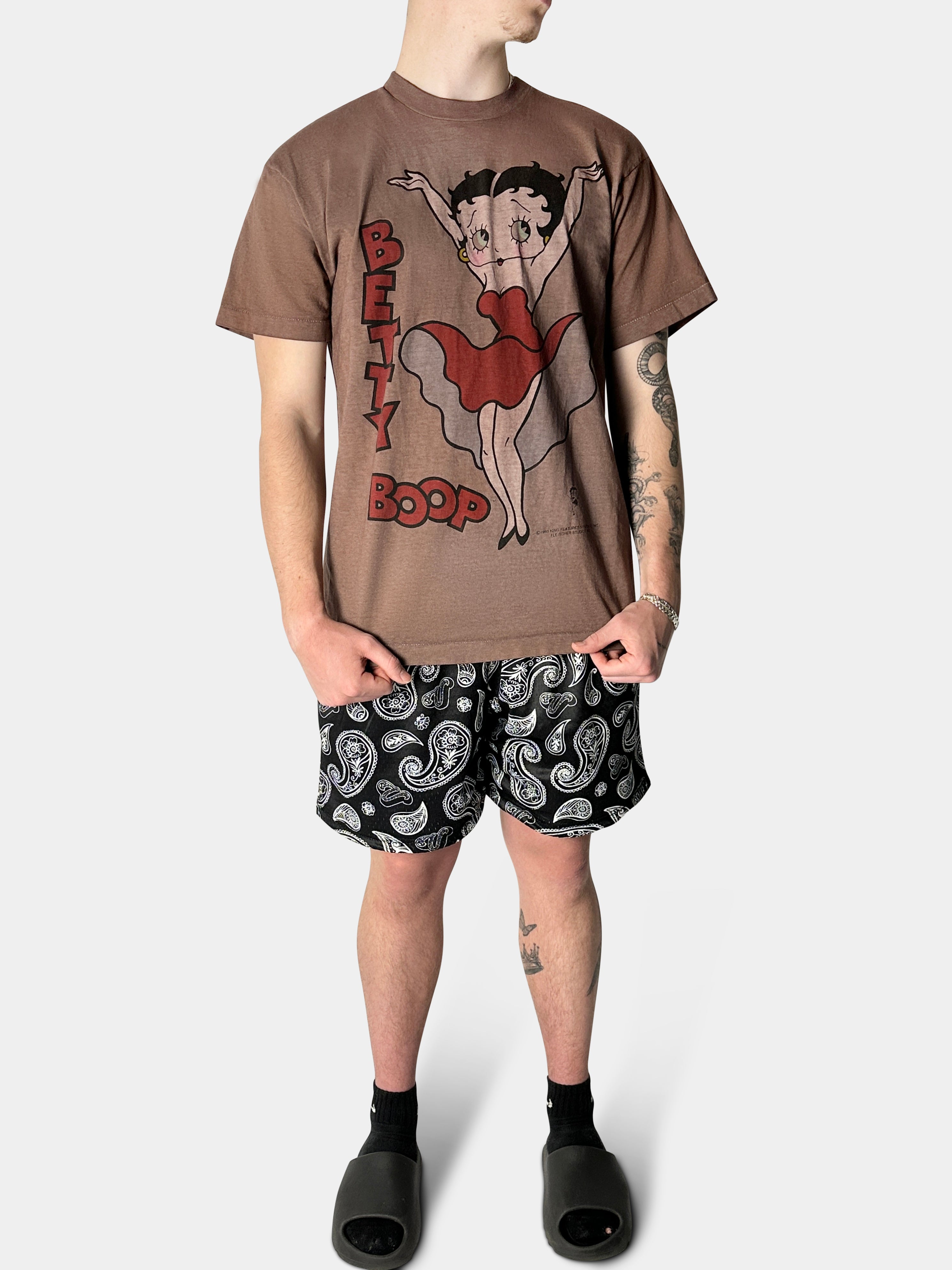 Vibn Paisley Heavyweight Mesh Shorts - Onyx