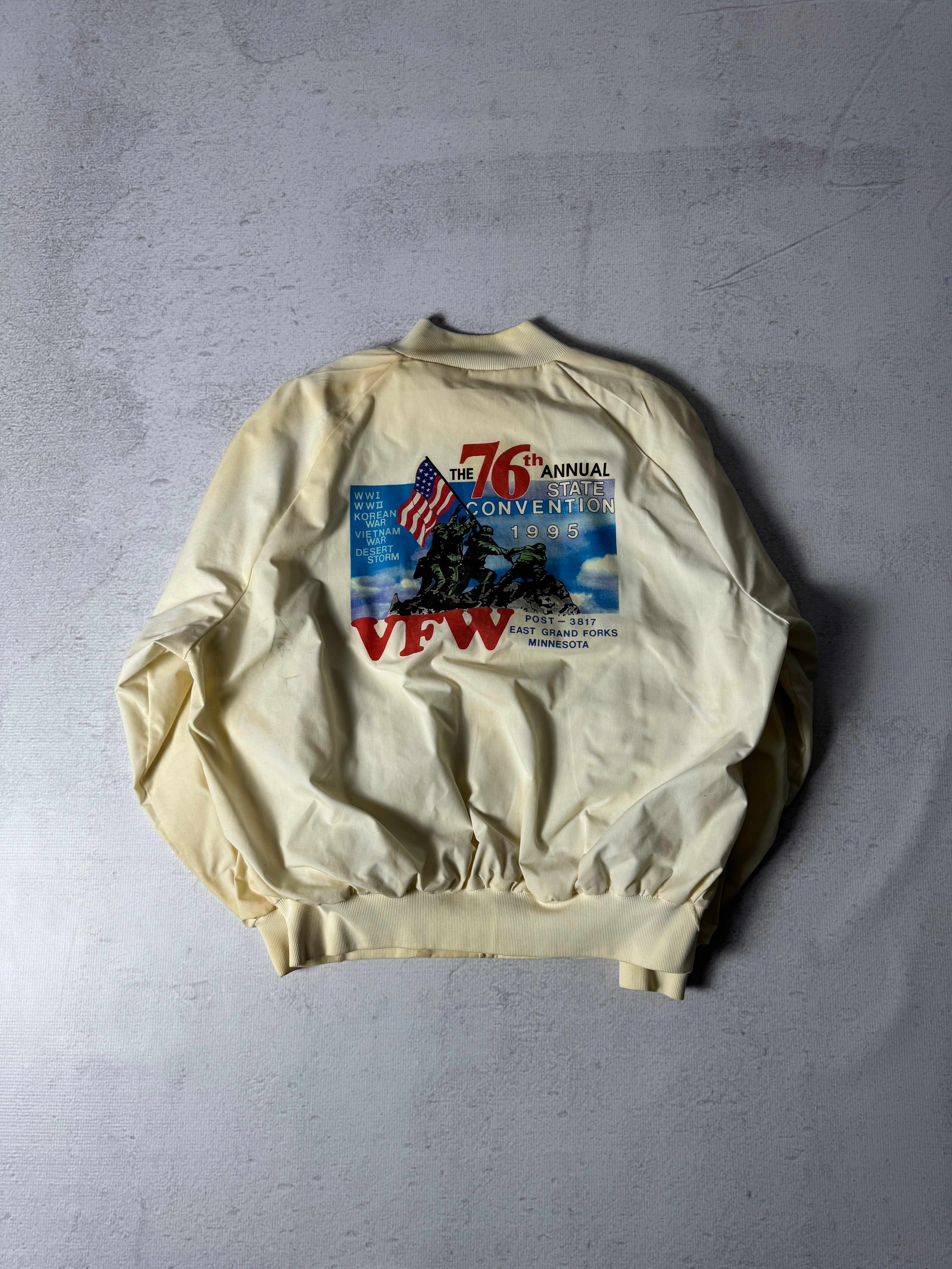 Vintage 1995 Veterans Of Foreign Wars Bombers - Men's XL