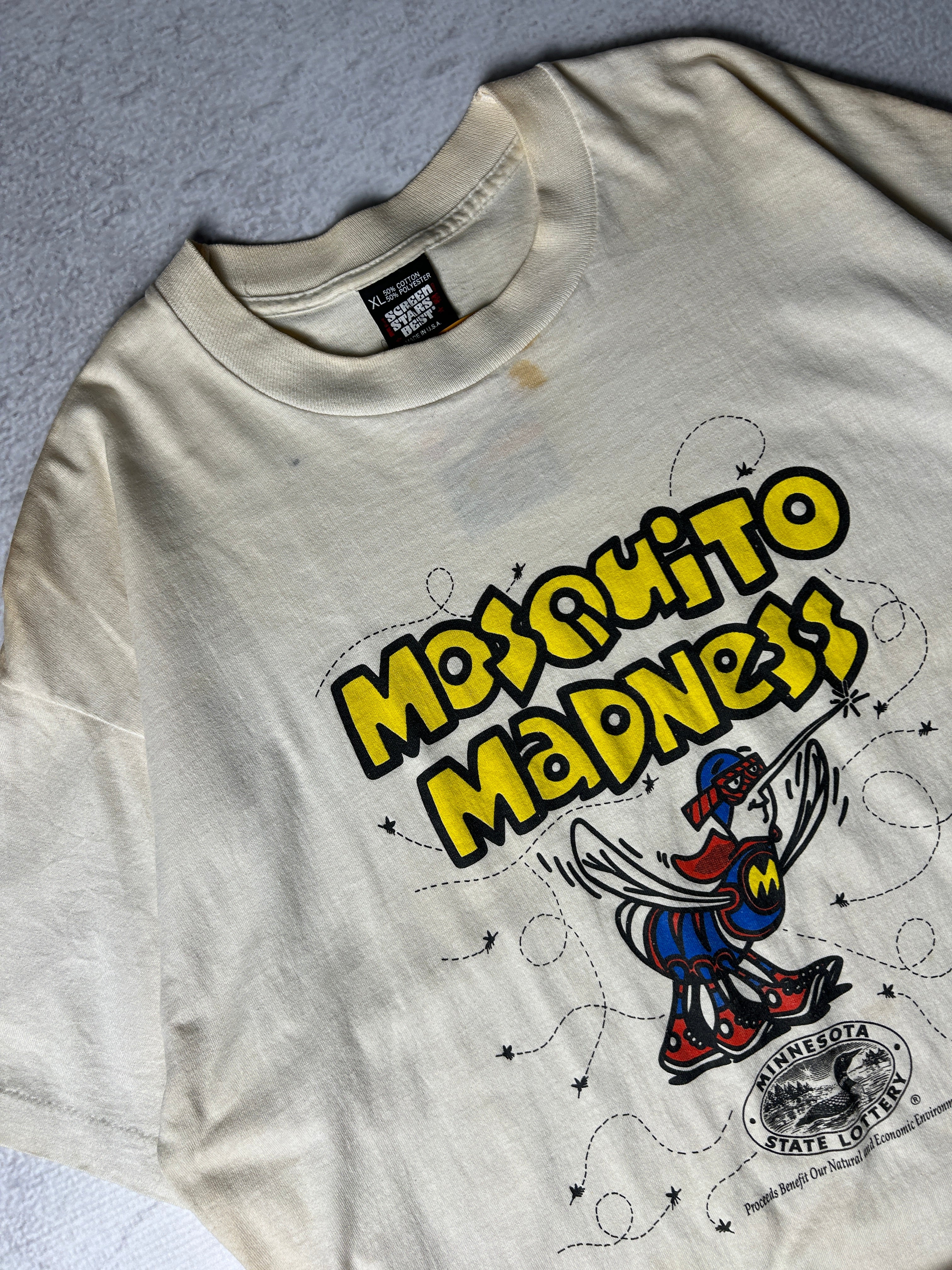 Vintage 90s Mosquito Madness Graphic T-Shirt - Men's XL