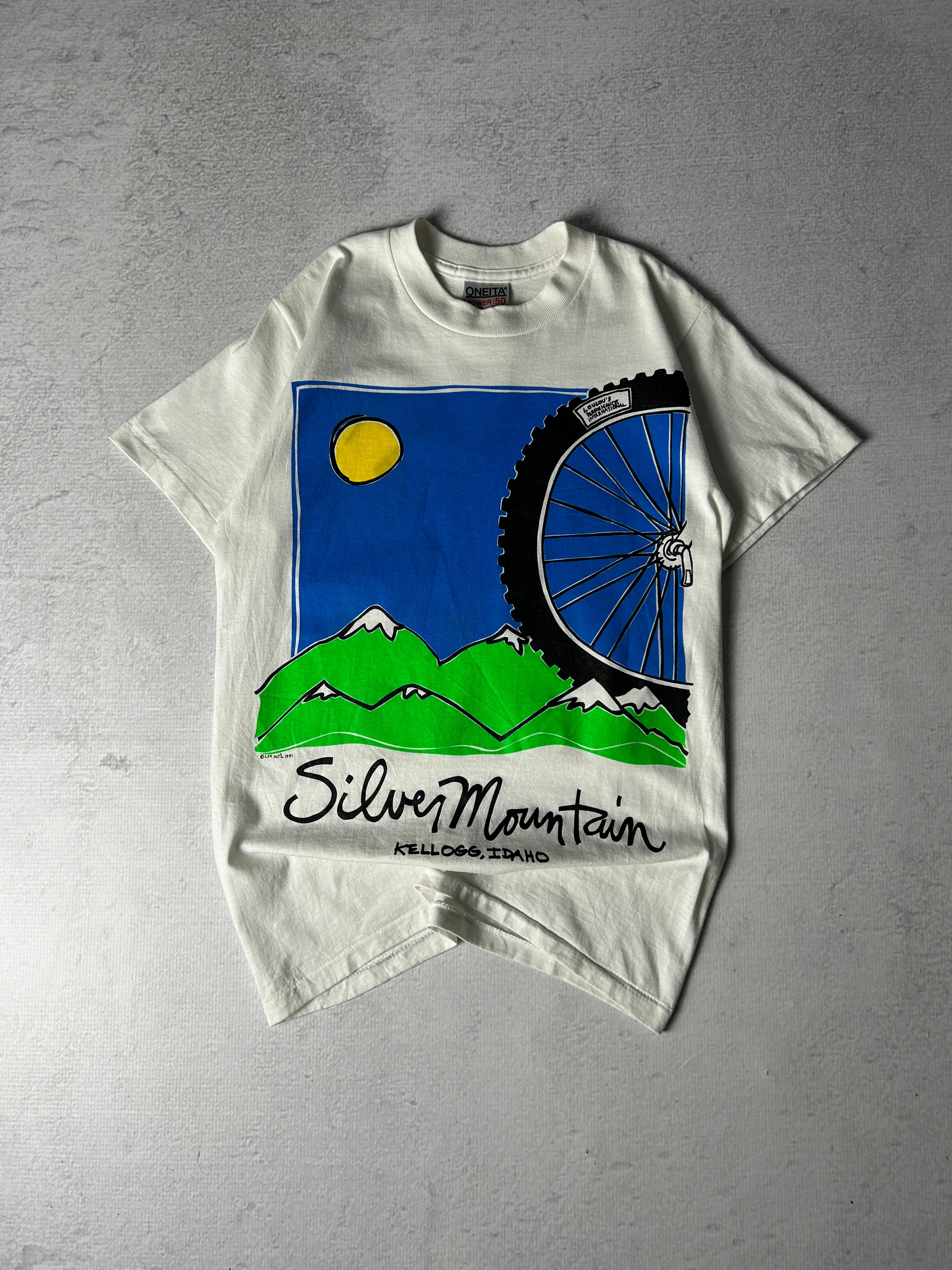 Vintage 1991 Graphic T-Shirt - Men's Small